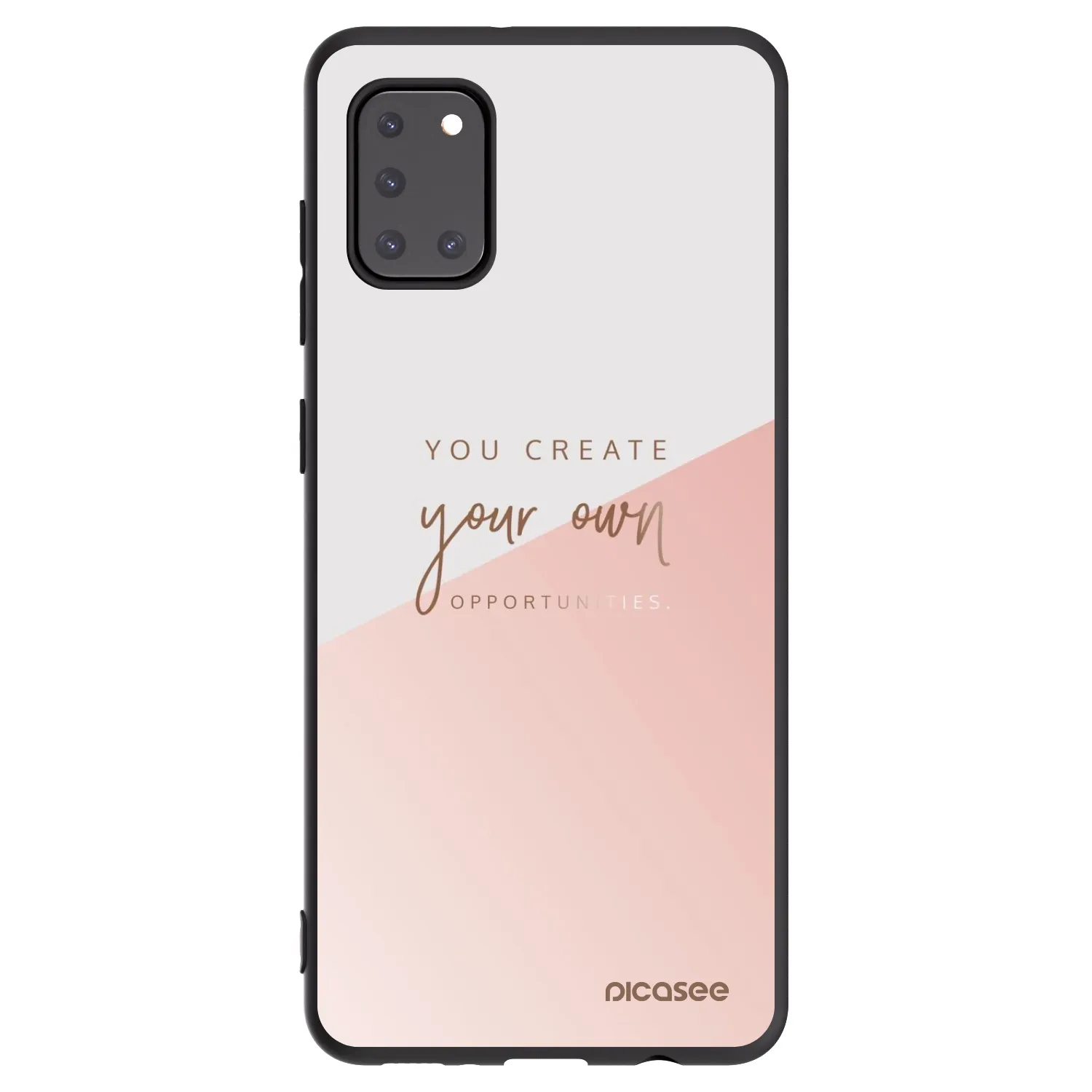 Picasee silikonový černý obal pro Samsung Galaxy A31 A315F - You create your own opportunities