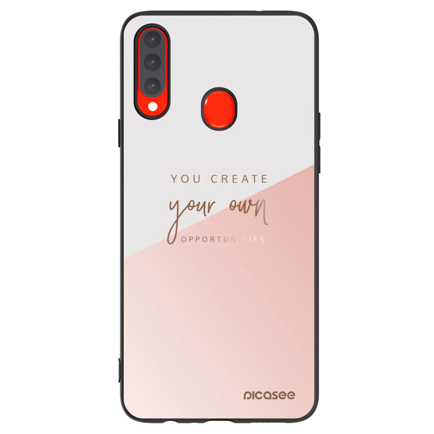 Picasee silikonový černý obal pro Samsung Galaxy A20s - Vytvoř si svou vlastní příležitost