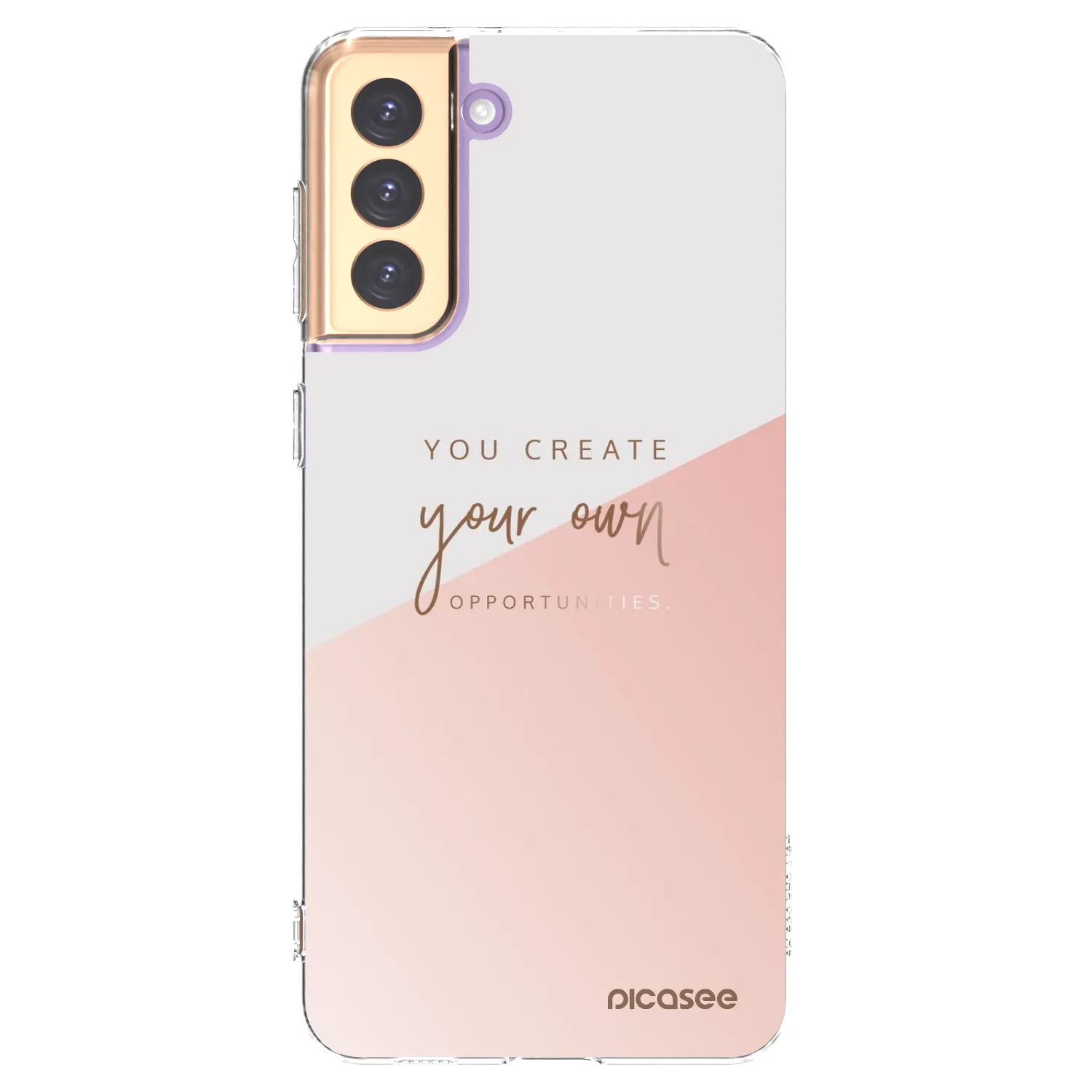 Picasee silikonový průhledný obal pro Samsung Galaxy S21+ 5G G996F - Vytvoř si svou vlastní příležitost