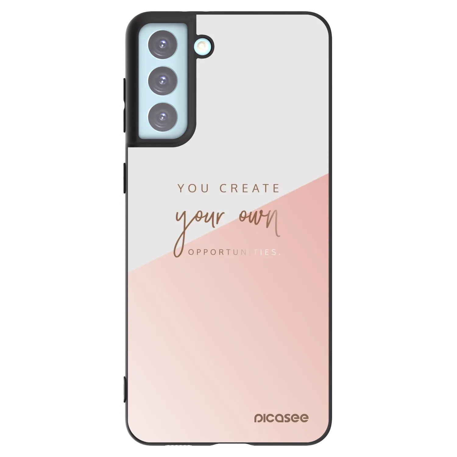 Picasee silikonový černý obal pro Samsung Galaxy S21+ 5G G996F - Vytvoř si svou vlastní příležitost