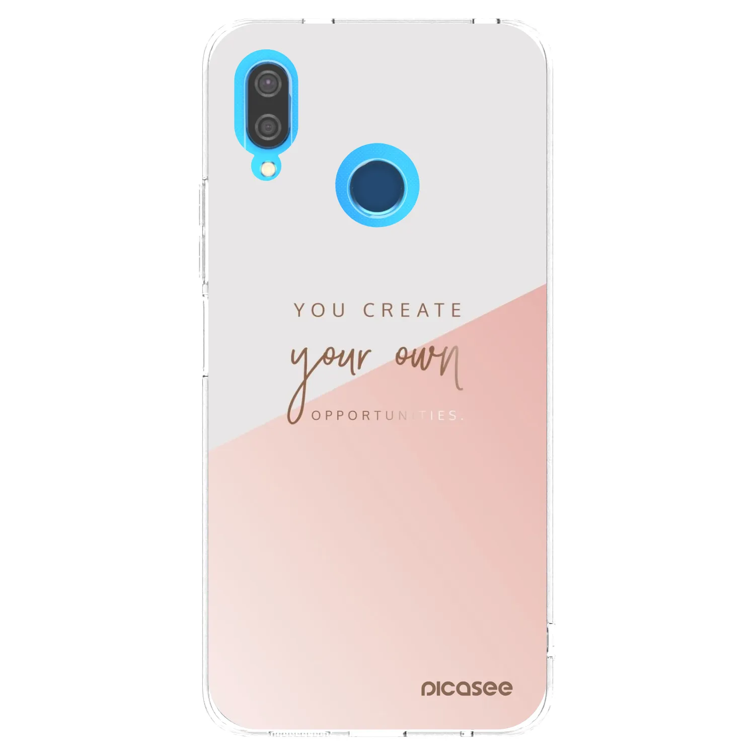 Picasee silikonový průhledný obal pro Huawei P20 Lite - Vytvoř si svou vlastní příležitost