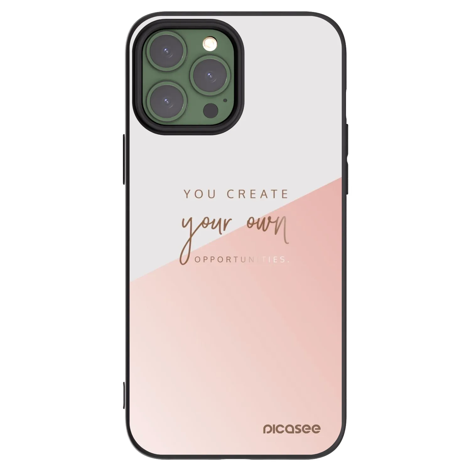 Picasee silikonový černý obal pro Apple iPhone 13 Pro Max - Vytvoř si svou vlastní příležitost