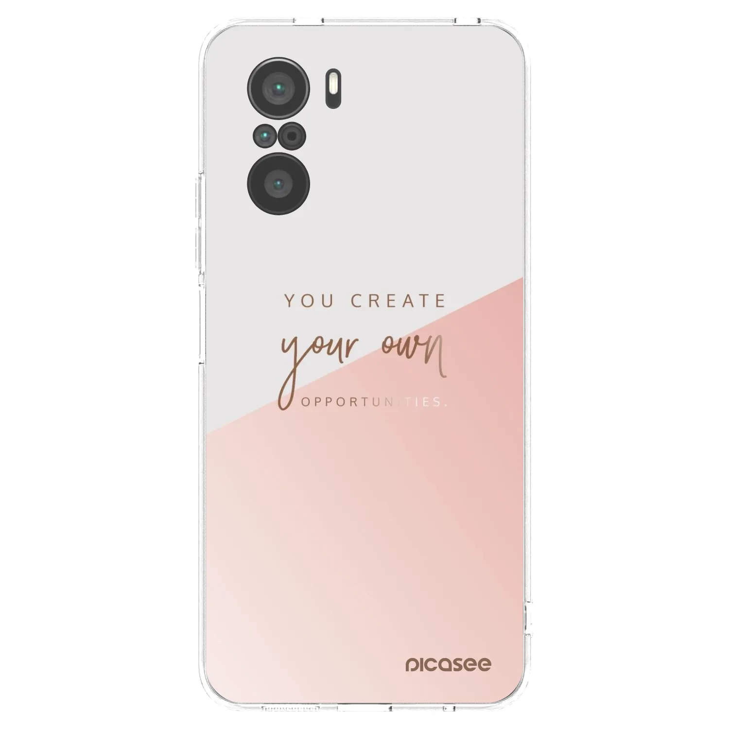 Picasee silikonový průhledný obal pro Xiaomi Poco F3 - Vytvoř si svou vlastní příležitost