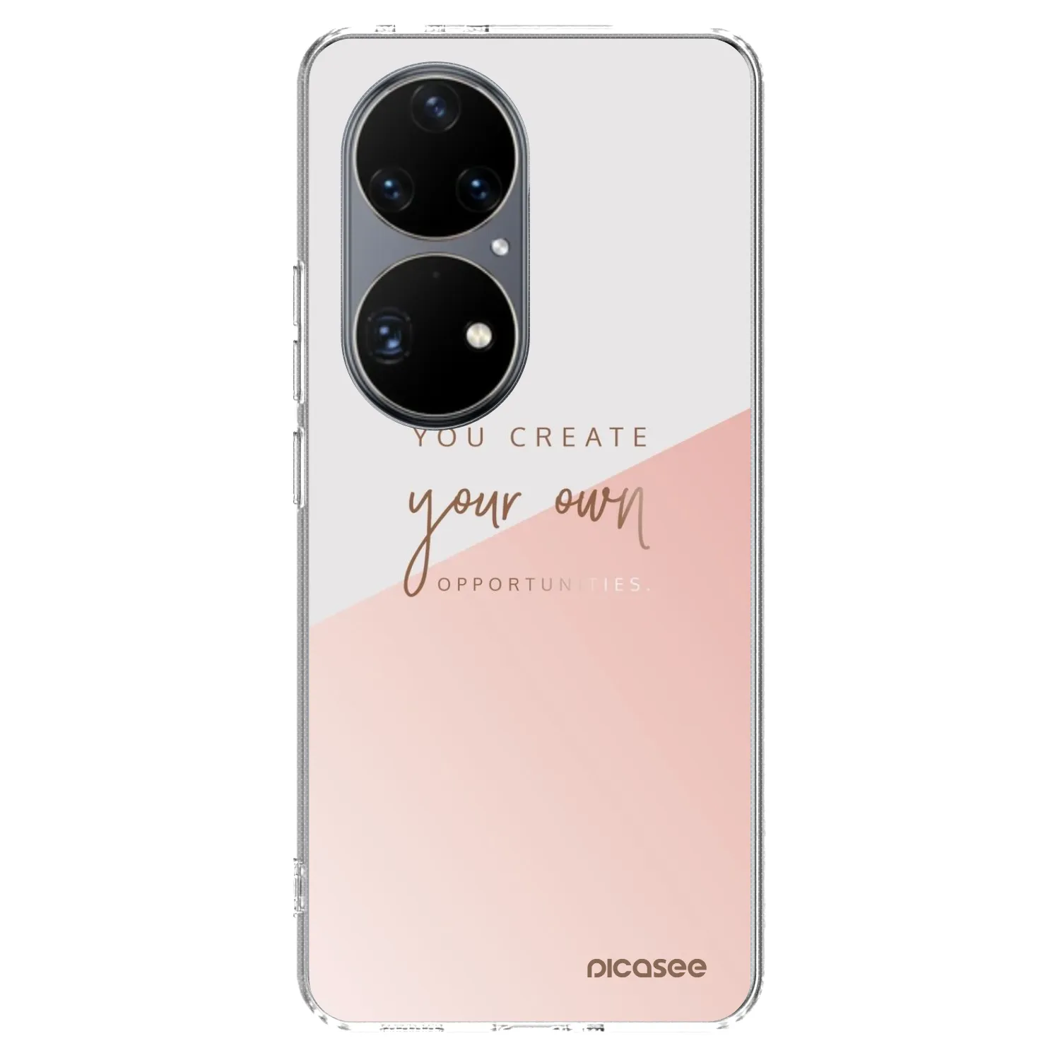 Picasee silikonový průhledný obal pro Huawei P50 - Vytvoř si svou vlastní příležitost