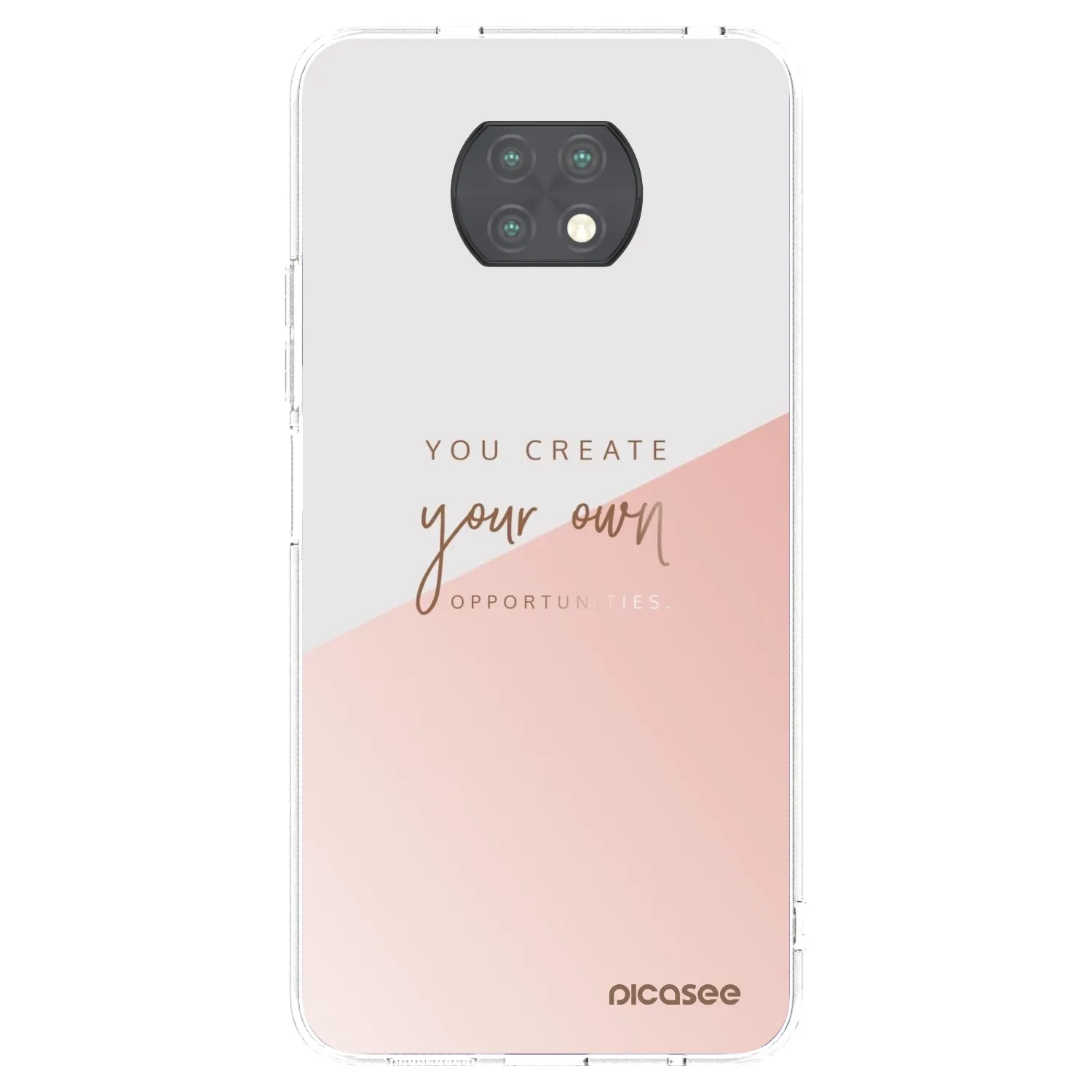 Picasee silikonový průhledný obal pro Xiaomi Redmi Note 9T - Vytvoř si svou vlastní příležitost