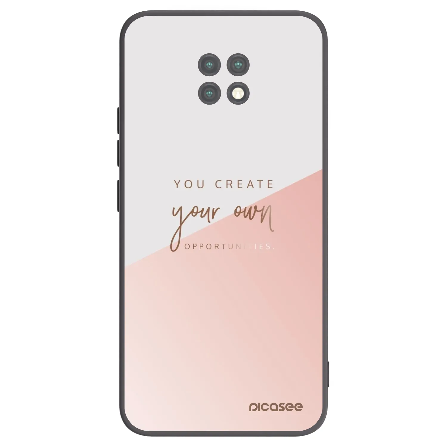 Picasee silikonový černý obal pro Xiaomi Redmi Note 9T - Vytvoř si svou vlastní příležitost