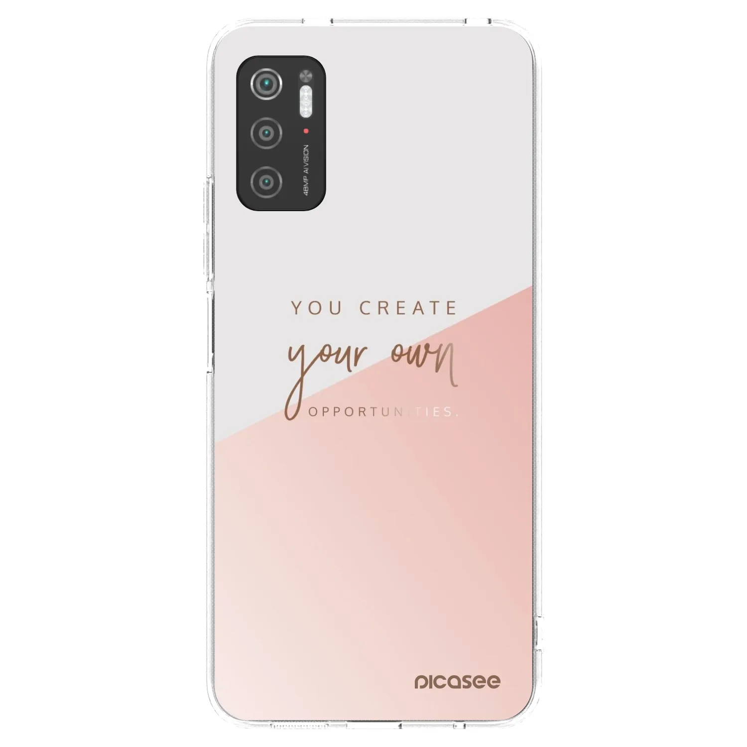 Picasee silikonový průhledný obal pro Xiaomi Poco M3 Pro 5G - Vytvoř si svou vlastní příležitost