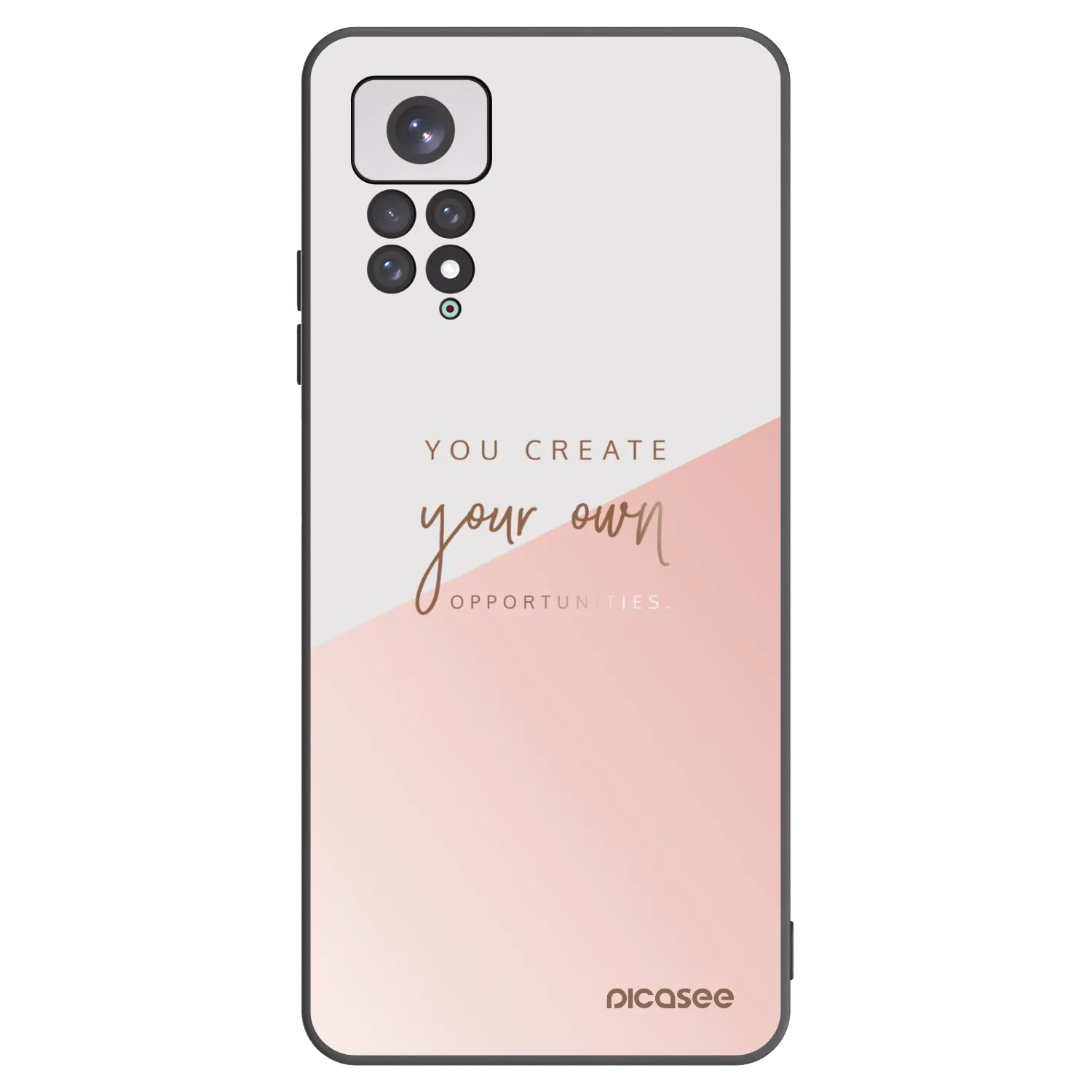 Picasee silikonový černý obal pro Xiaomi Redmi Note 11 - Vytvoř si svou vlastní příležitost