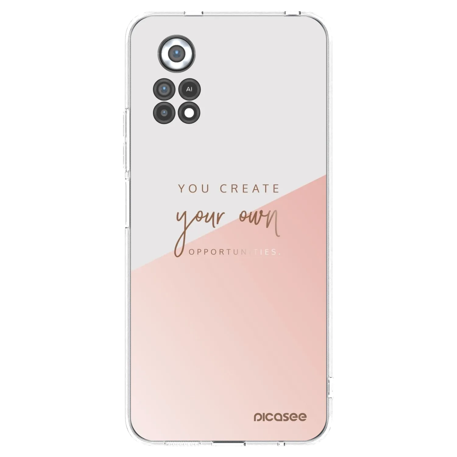 Picasee silikonový průhledný obal pro Xiaomi Poco X4 Pro 5G - Vytvoř si svou vlastní příležitost