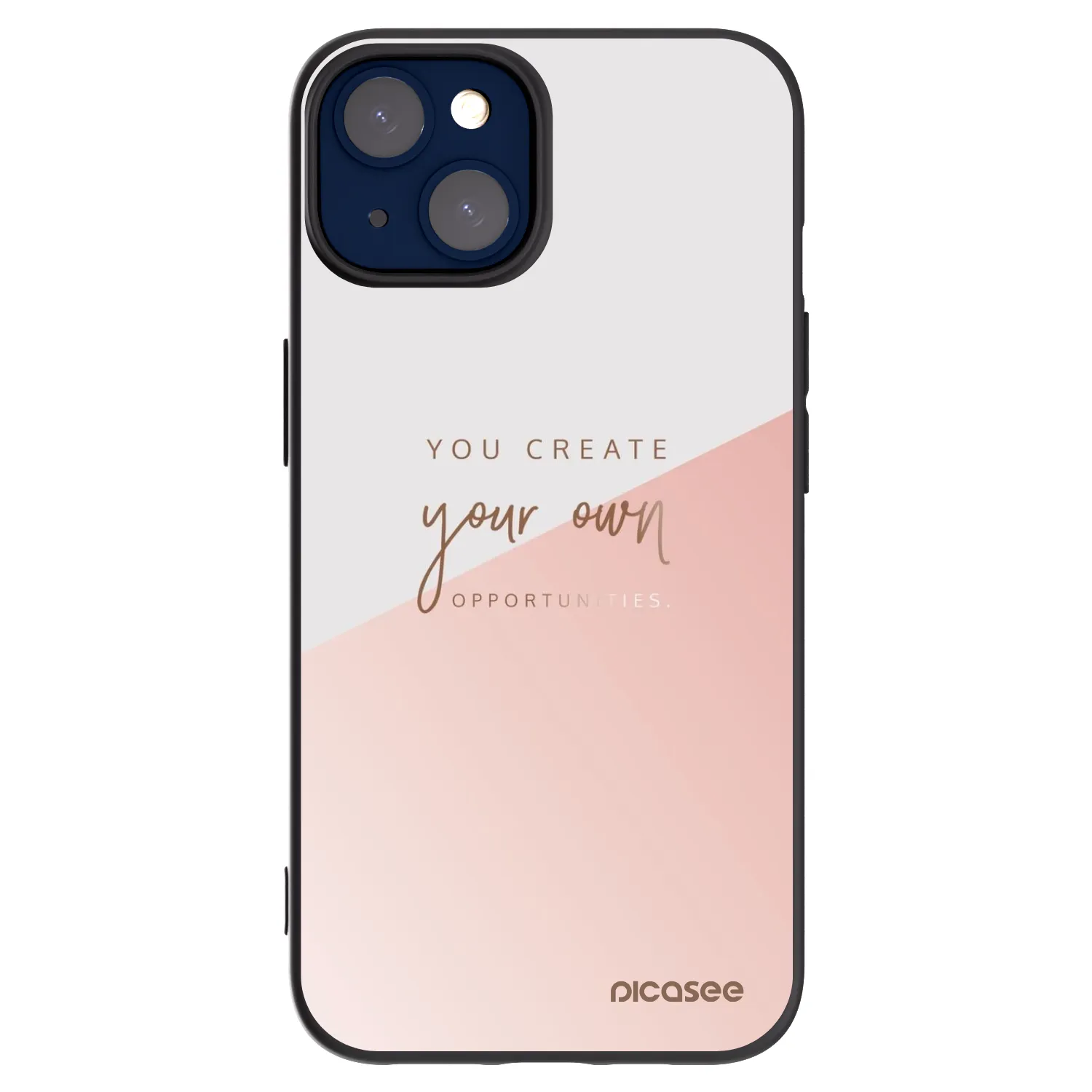 Picasee silikonový černý obal pro Apple iPhone 14 - You create your own opportunities