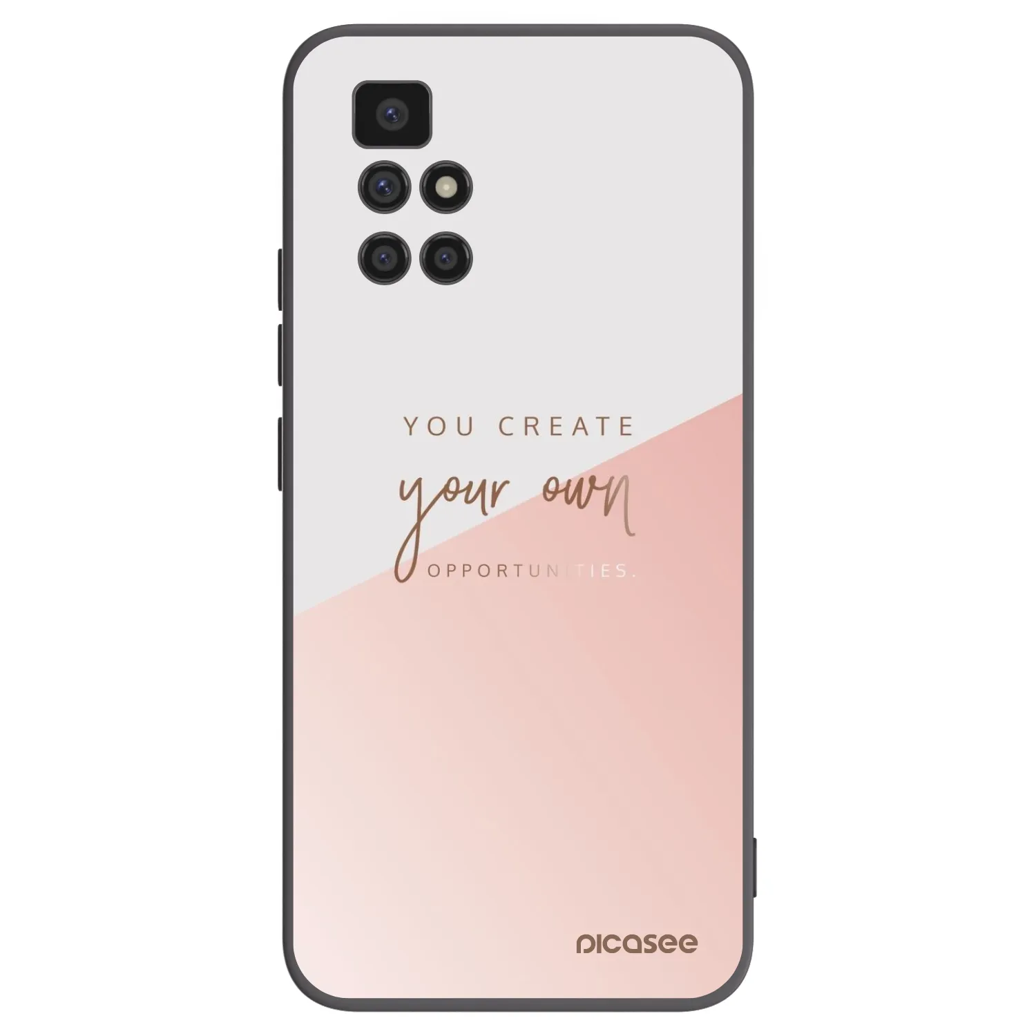 Picasee silikonový černý obal pro Xiaomi Redmi 10 (2022) - Vytvoř si svou vlastní příležitost