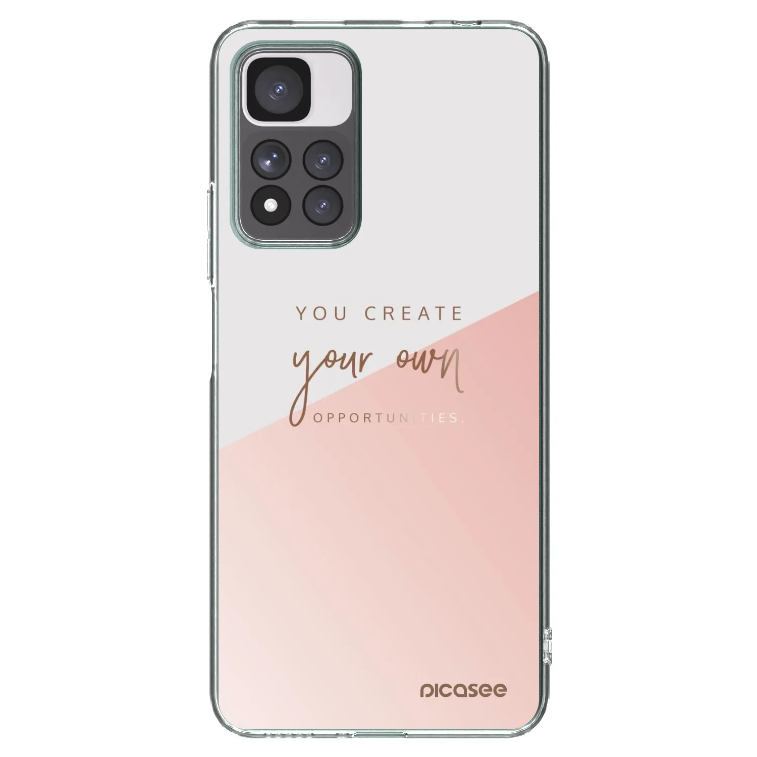 Picasee silikonový průhledný obal pro Xiaomi Redmi Note 11 Pro+ 5G - Vytvoř si svou vlastní příležitost
