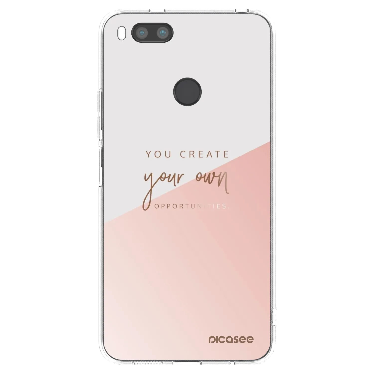 Picasee silikonový průhledný obal pro Xiaomi Redmi A1 - Vytvoř si svou vlastní příležitost