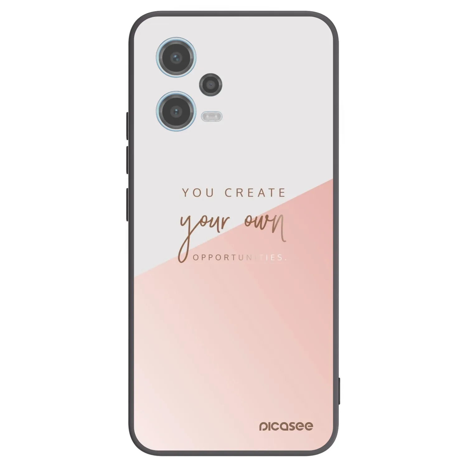 Picasee silikonový černý obal pro Xiaomi Redmi Note 12 5G - You create your own opportunities