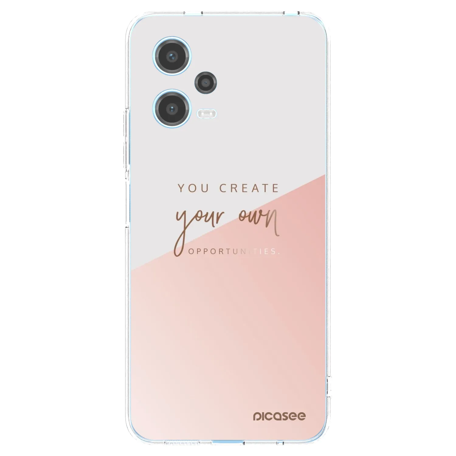 Picasee silikonový průhledný obal pro Xiaomi Redmi Note 12 5G - You create your own opportunities