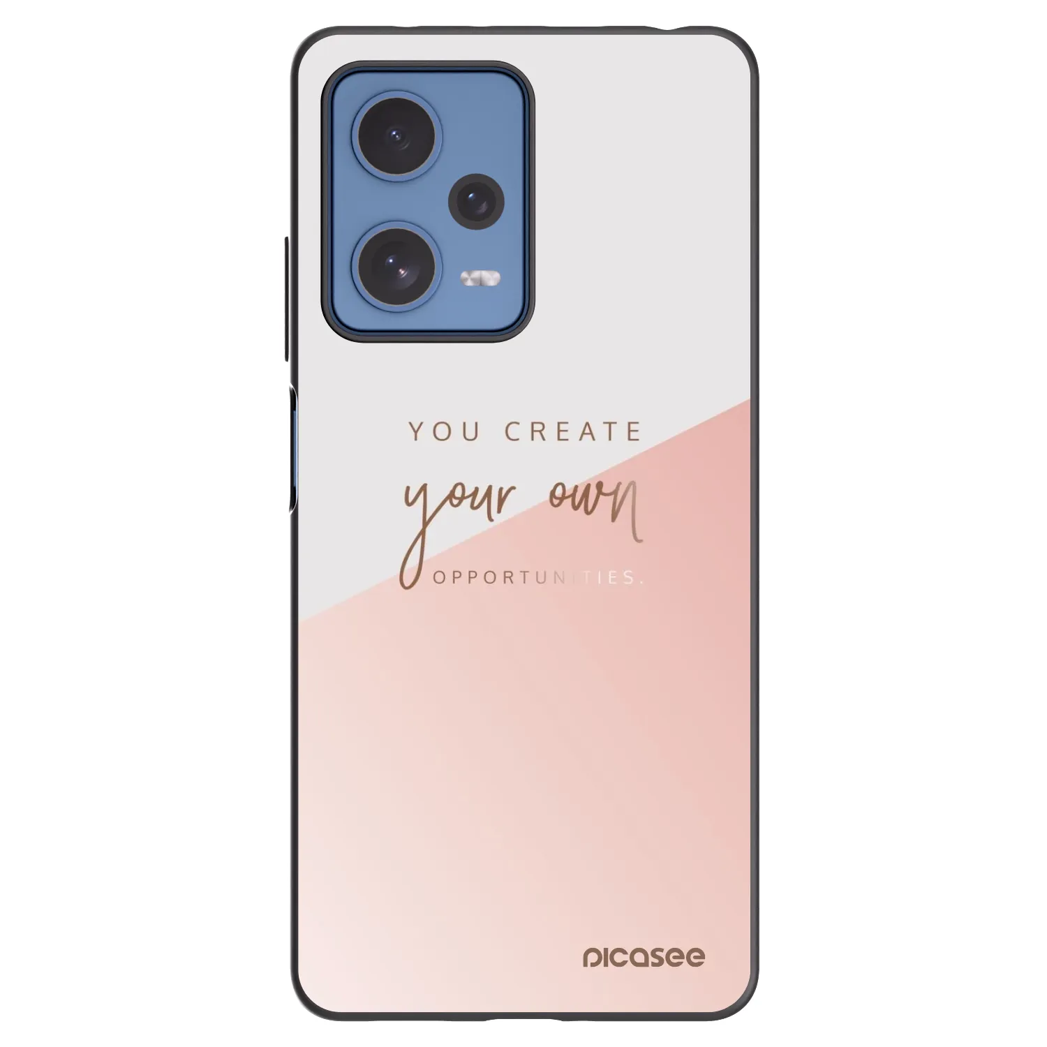 Picasee silikonový černý obal pro Xiaomi Redmi Note 12 Pro 5G - Vytvoř si svou vlastní příležitost
