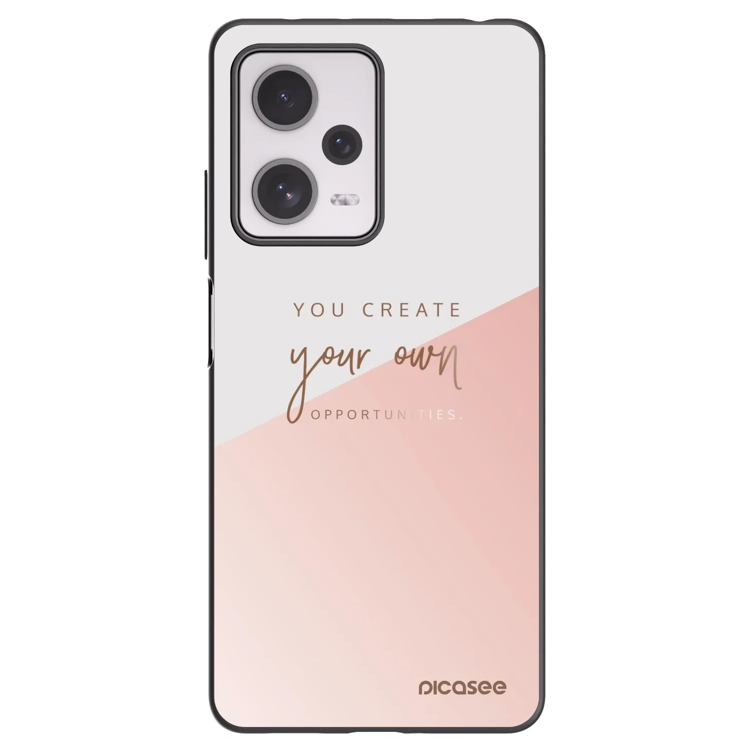 Picasee silikonový černý obal pro Xiaomi Redmi Note 12 Pro+ 5G - Vytvoř si svou vlastní příležitost
