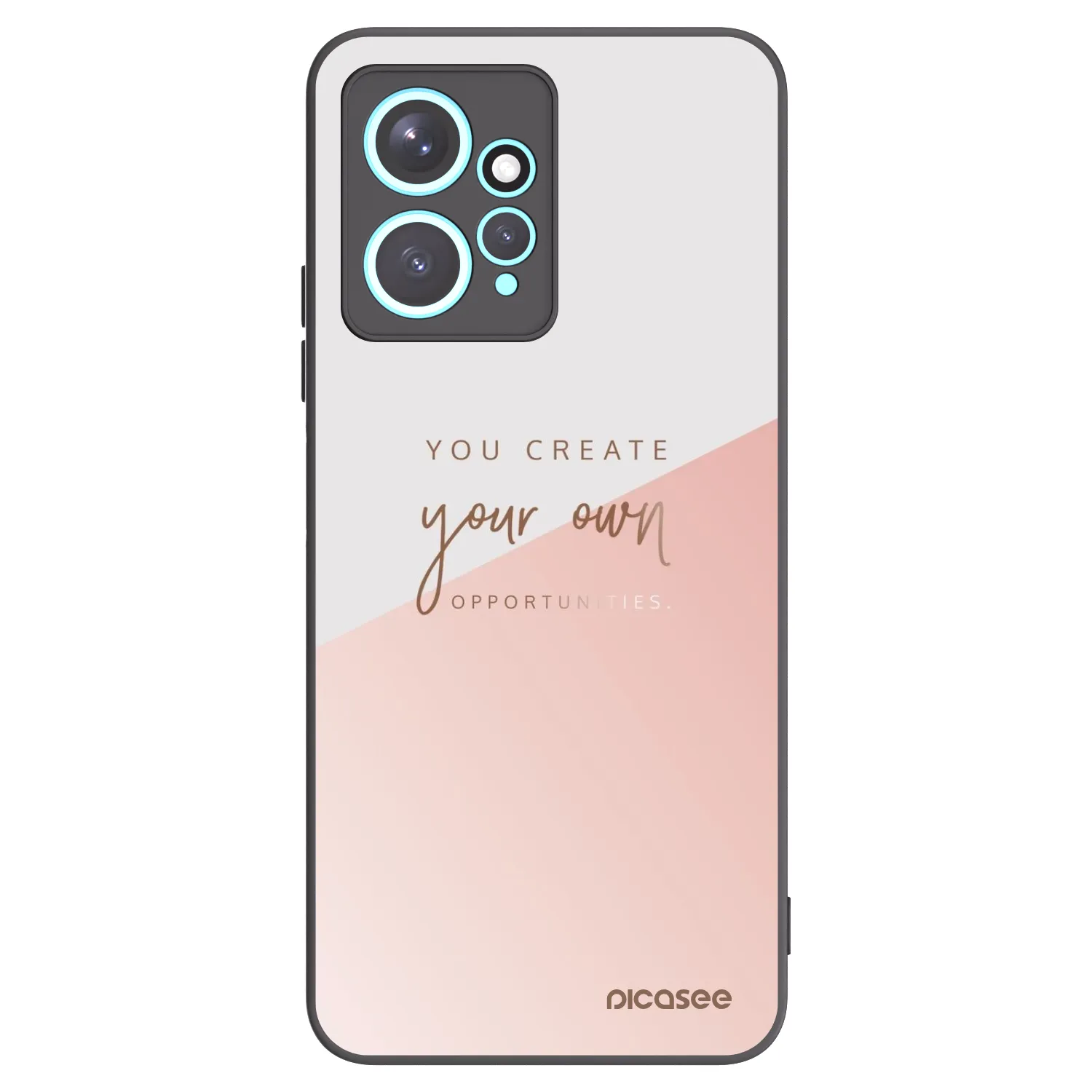 Picasee silikonový černý obal pro Xiaomi Redmi Note 12 4G - Vytvoř si svou vlastní příležitost