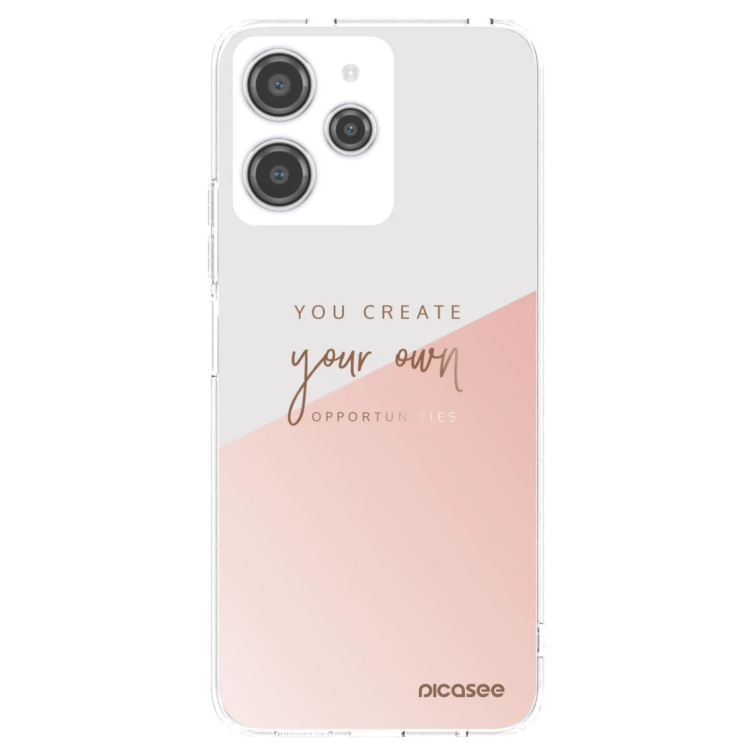 Picasee silikonový průhledný obal pro Xiaomi Redmi 12 4G - Vytvoř si svou vlastní příležitost
