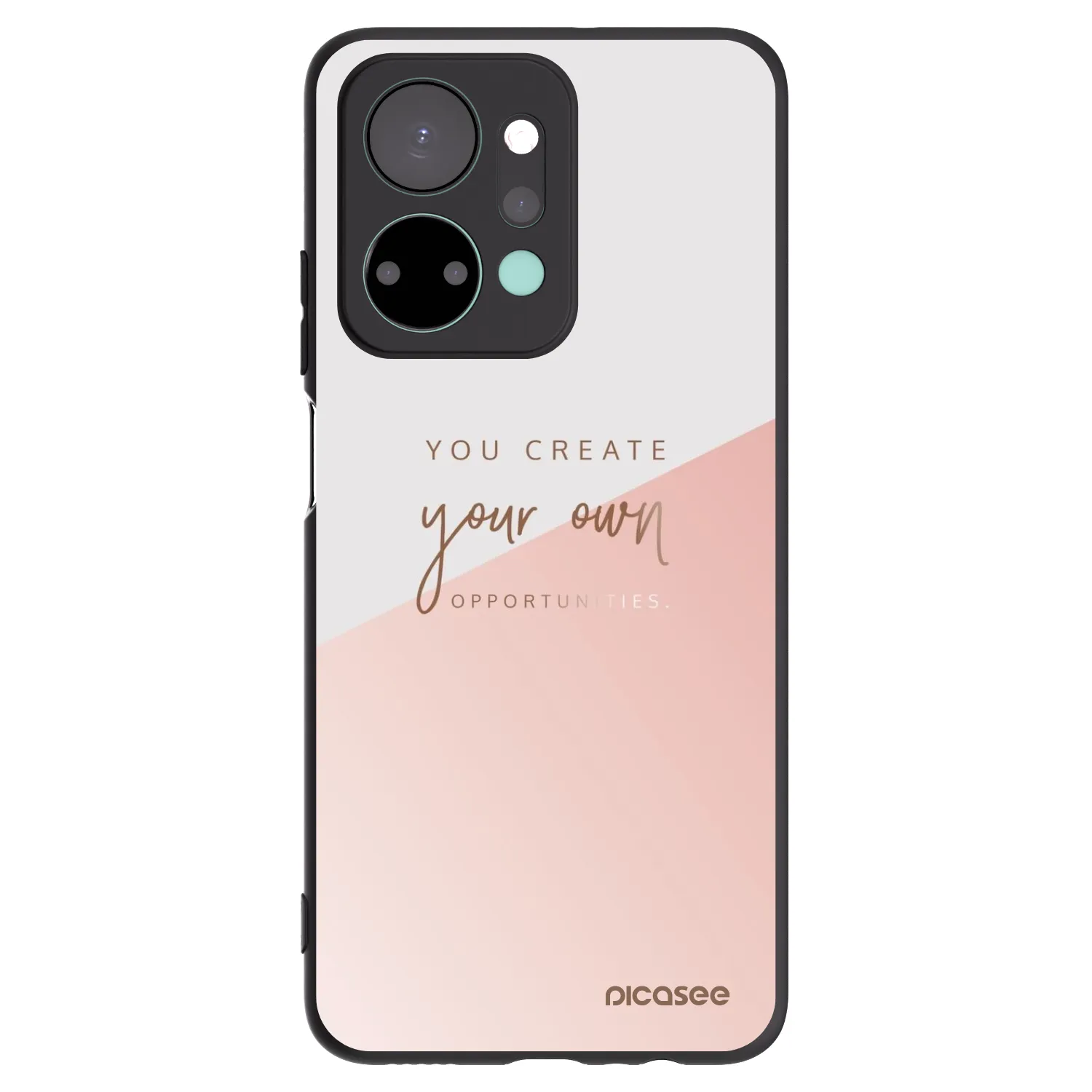 Picasee silikonový černý obal pro Honor X7a - Vytvoř si svou vlastní příležitost