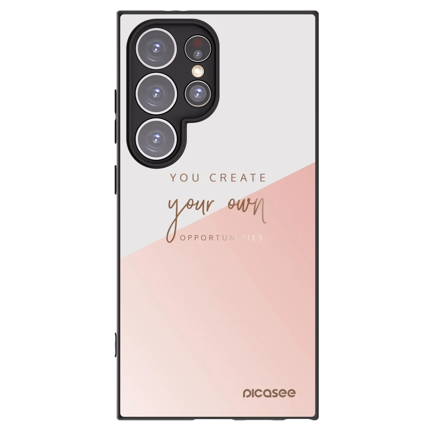 Picasee silikonový černý obal pro Samsung Galaxy S24 Ultra S928B 5G - Vytvoř si svou vlastní příležitost
