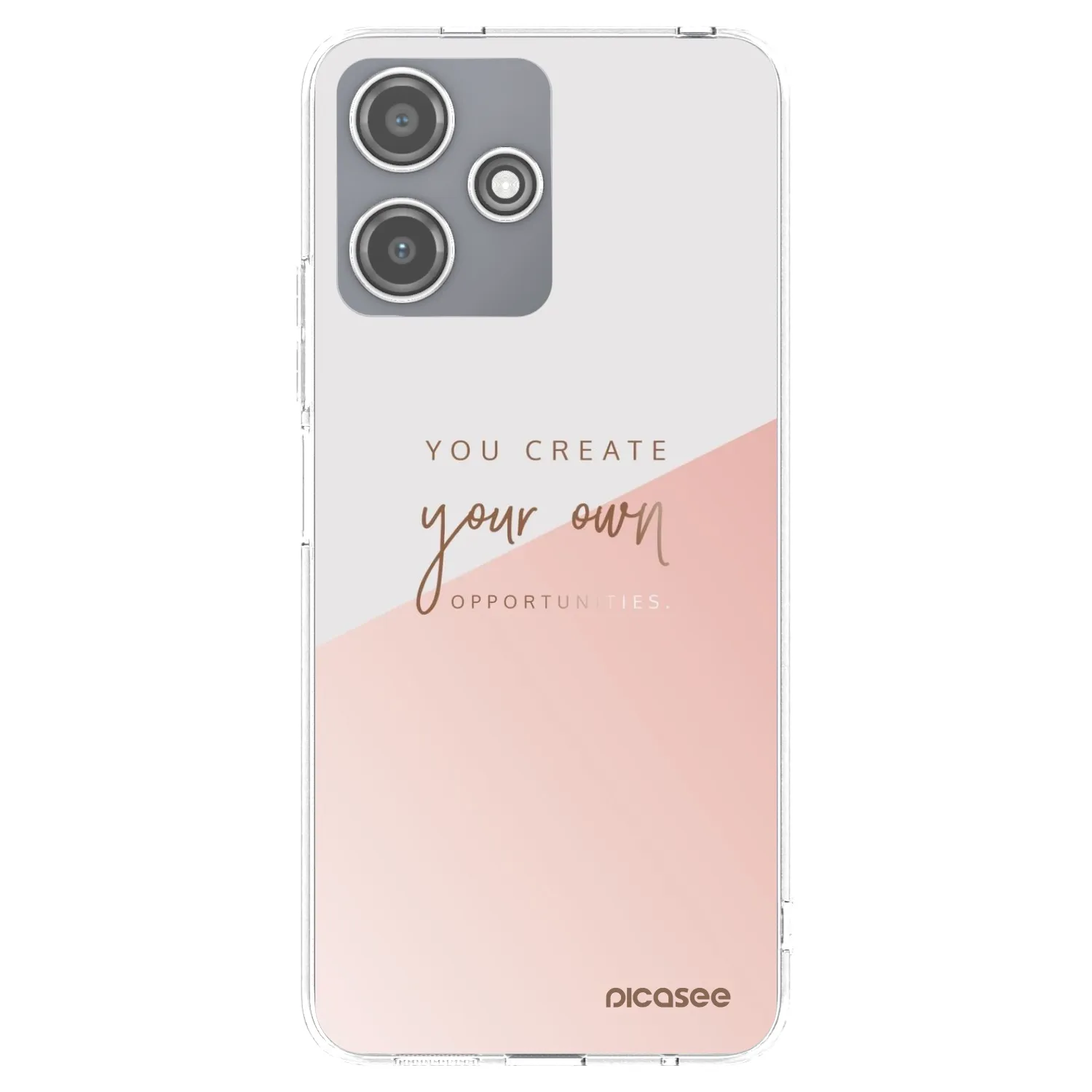Picasee silikonový průhledný obal pro Xiaomi Redmi 12 5G - Vytvoř si svou vlastní příležitost