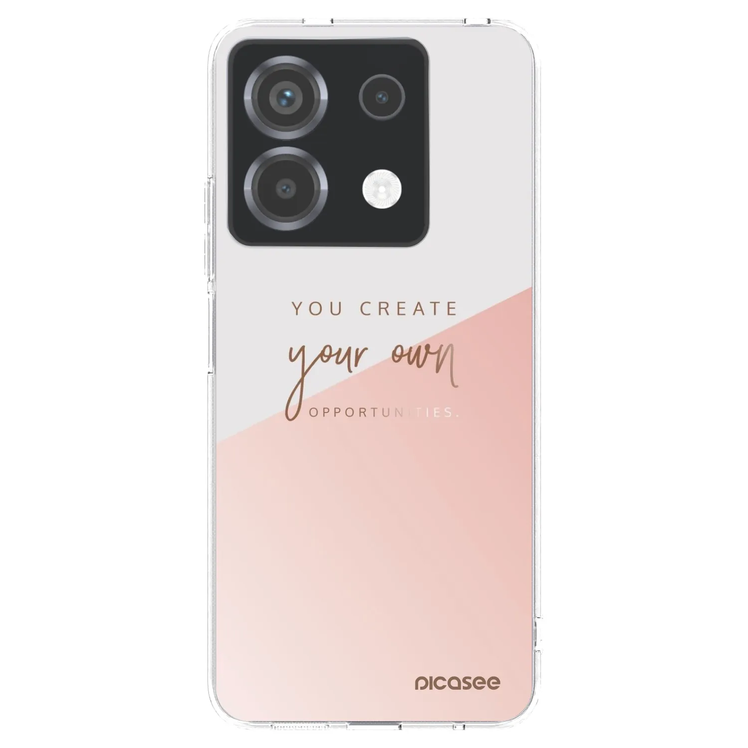 Picasee silikonový průhledný obal pro Xiaomi Poco X6 - Vytvoř si svou vlastní příležitost