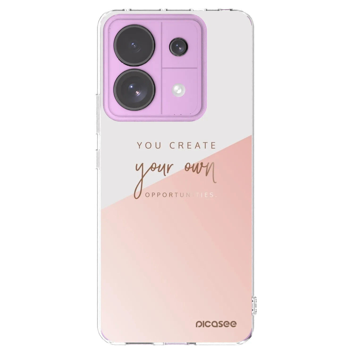 Picasee silikonový průhledný obal pro Xiaomi Redmi Note 13 Pro 5G - Vytvoř si svou vlastní příležitost