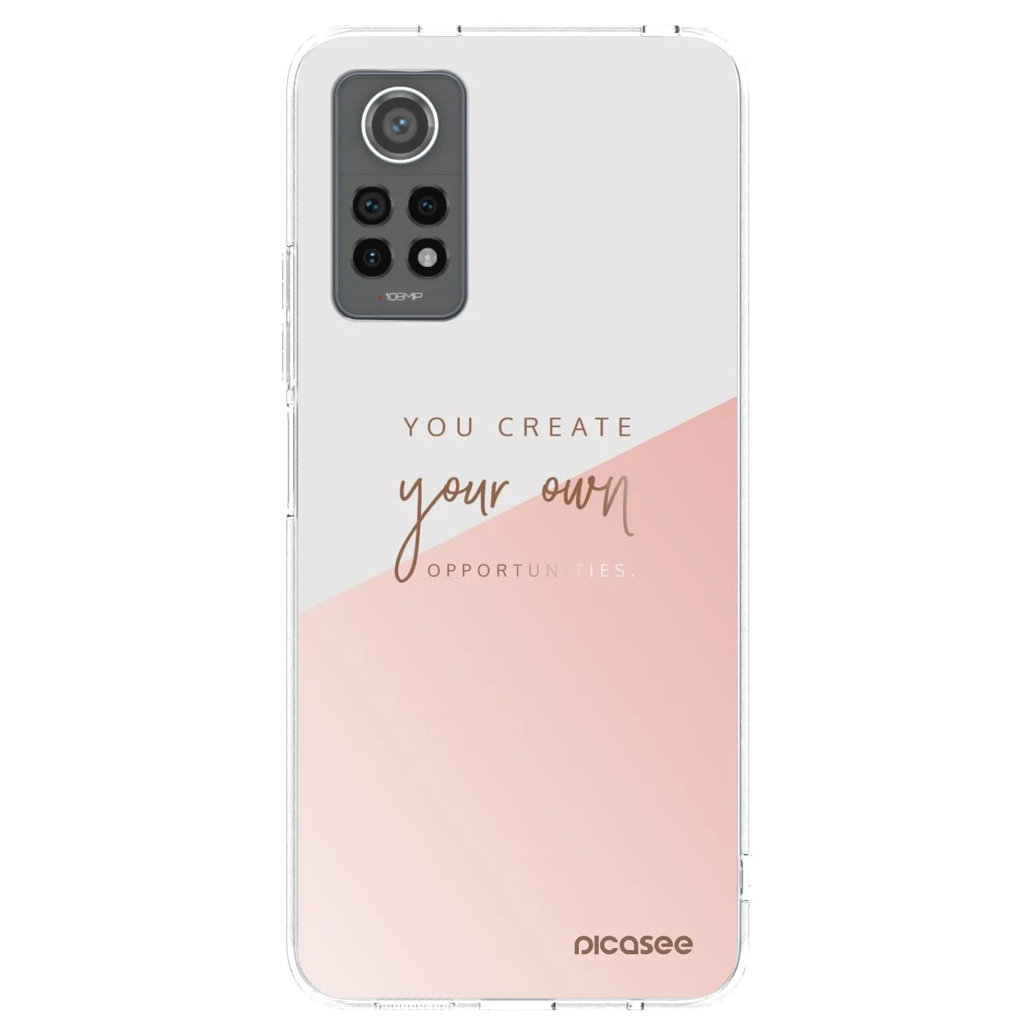 Picasee silikonový průhledný obal pro Xiaomi Redmi Note 12 Pro 4G - Vytvoř si svou vlastní příležitost