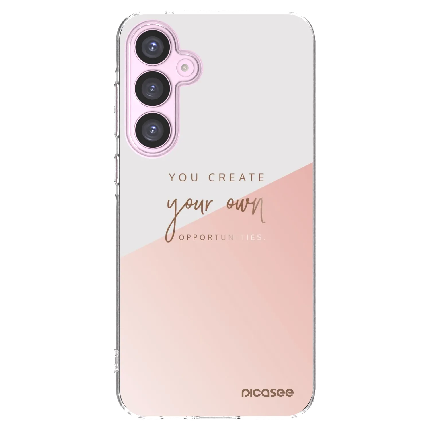 Picasee silikonový průhledný obal pro Samsung Galaxy A55 5G A556B - You create your own opportunities