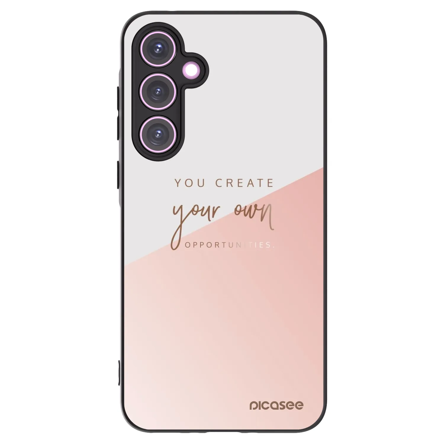 Picasee silikonový černý obal pro Samsung Galaxy A35 5G A356B - Vytvoř si svou vlastní příležitost
