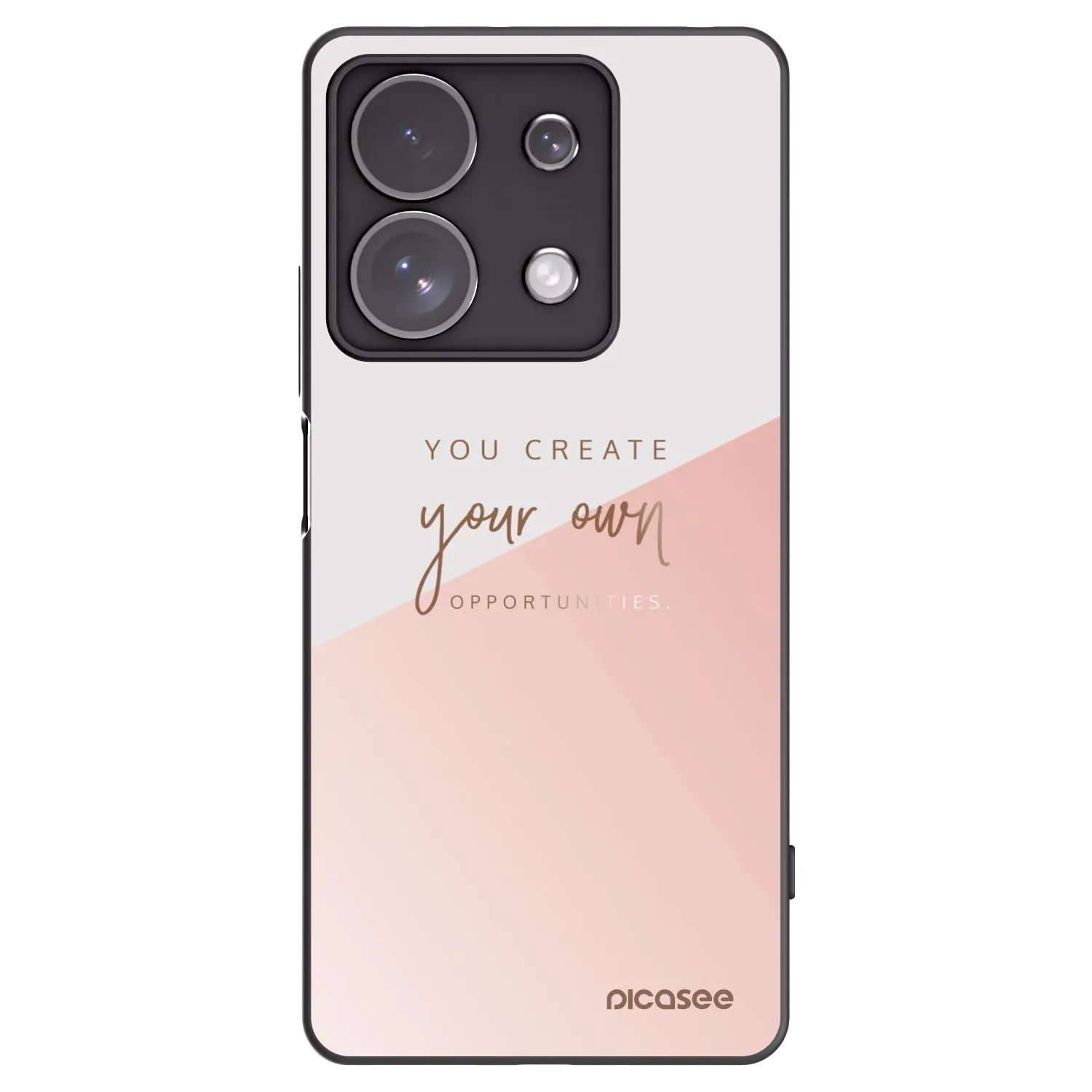 Picasee silikonový černý obal pro Xiaomi Redmi Note 13 Pro 4G - Vytvoř si svou vlastní příležitost