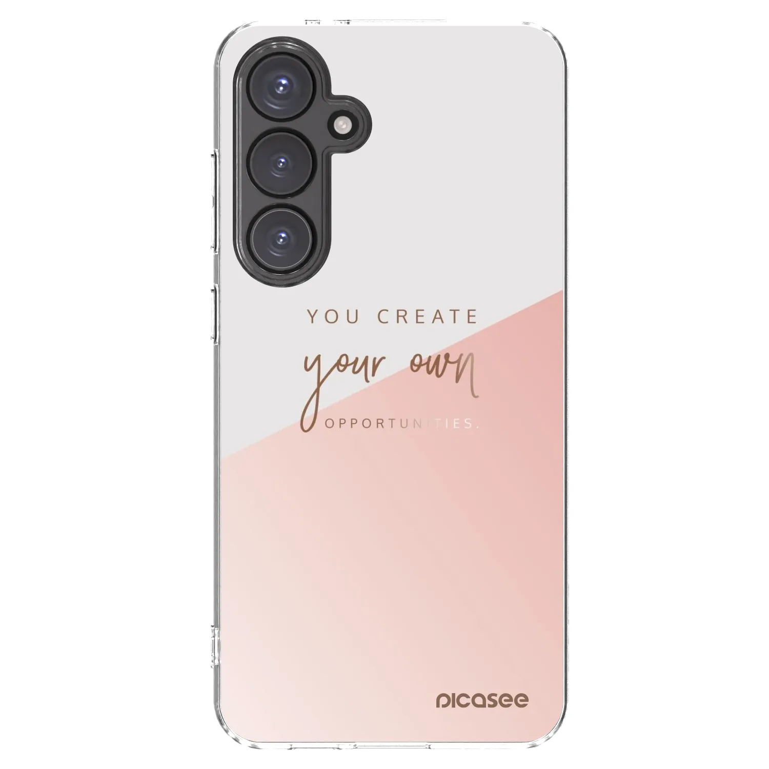Picasee silikonový průhledný obal pro Samsung Galaxy S24 FE S721B - Vytvoř si svou vlastní příležitost
