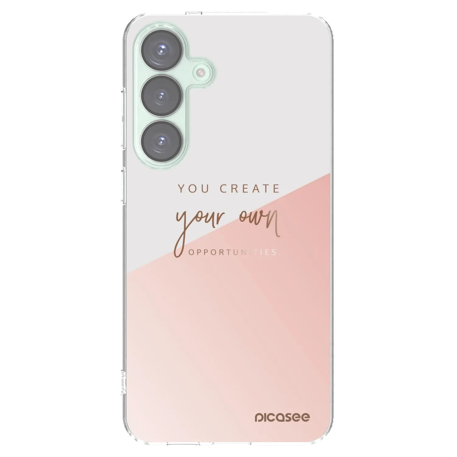Picasee silikonový průhledný obal pro Samsung Galaxy S25+ 5G - Vytvoř si svou vlastní příležitost