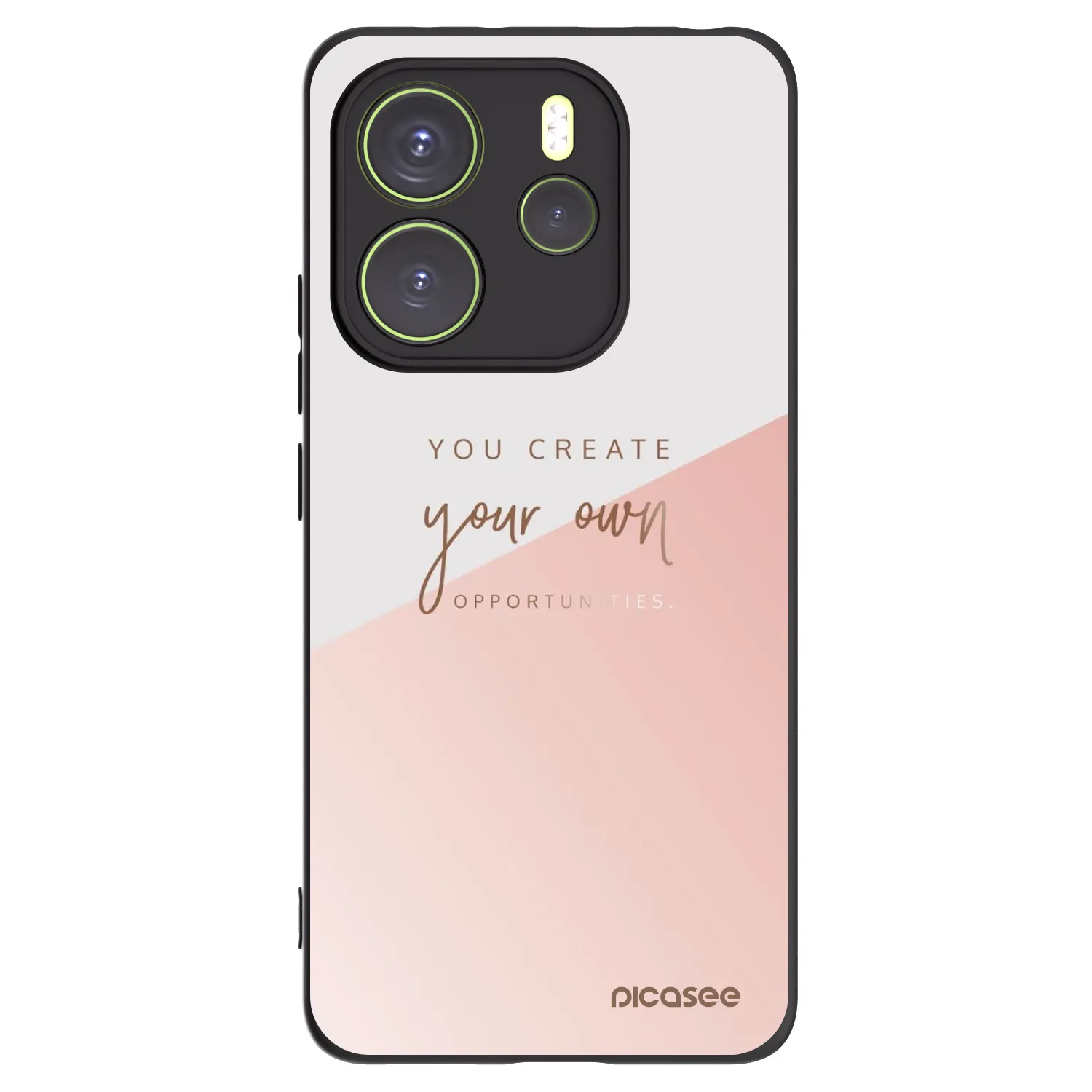 Picasee silikonový černý obal pro Xiaomi Redmi Note 14 4G - Vytvoř si svou vlastní příležitost