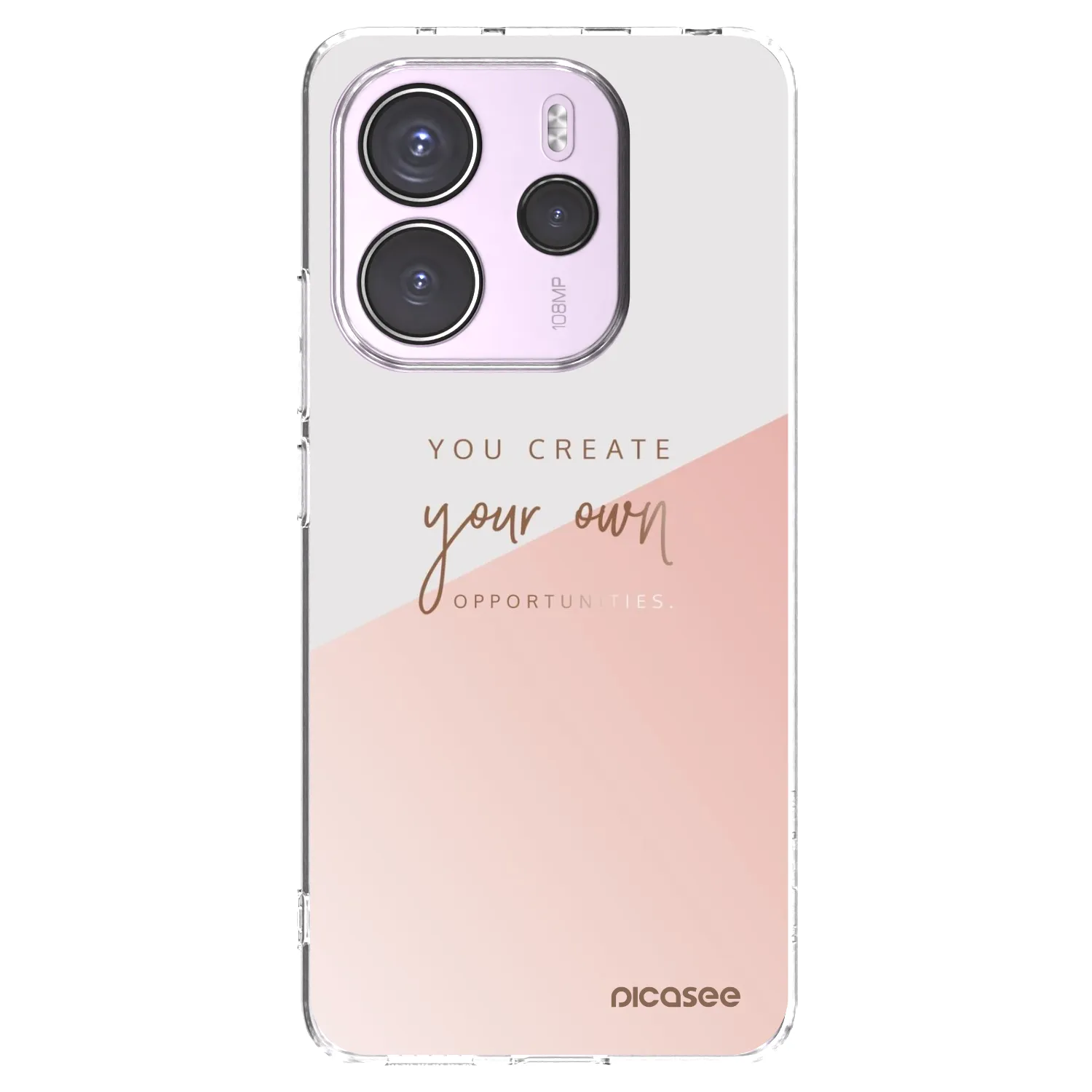 Picasee silikonový průhledný obal pro Xiaomi Redmi Note 14 4G - Vytvoř si svou vlastní příležitost