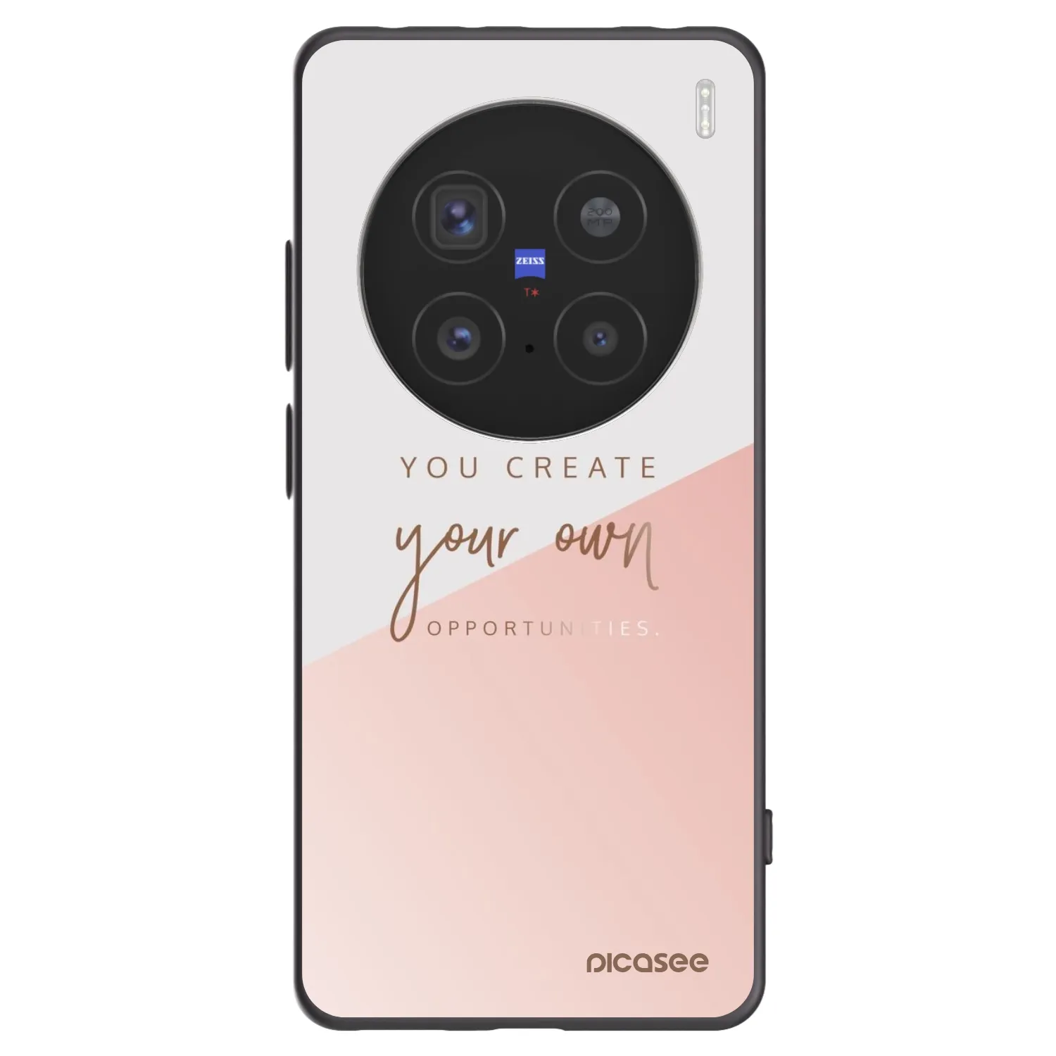 Picasee silikonový černý obal pro Vivo X200 Pro - Vytvoř si svou vlastní příležitost