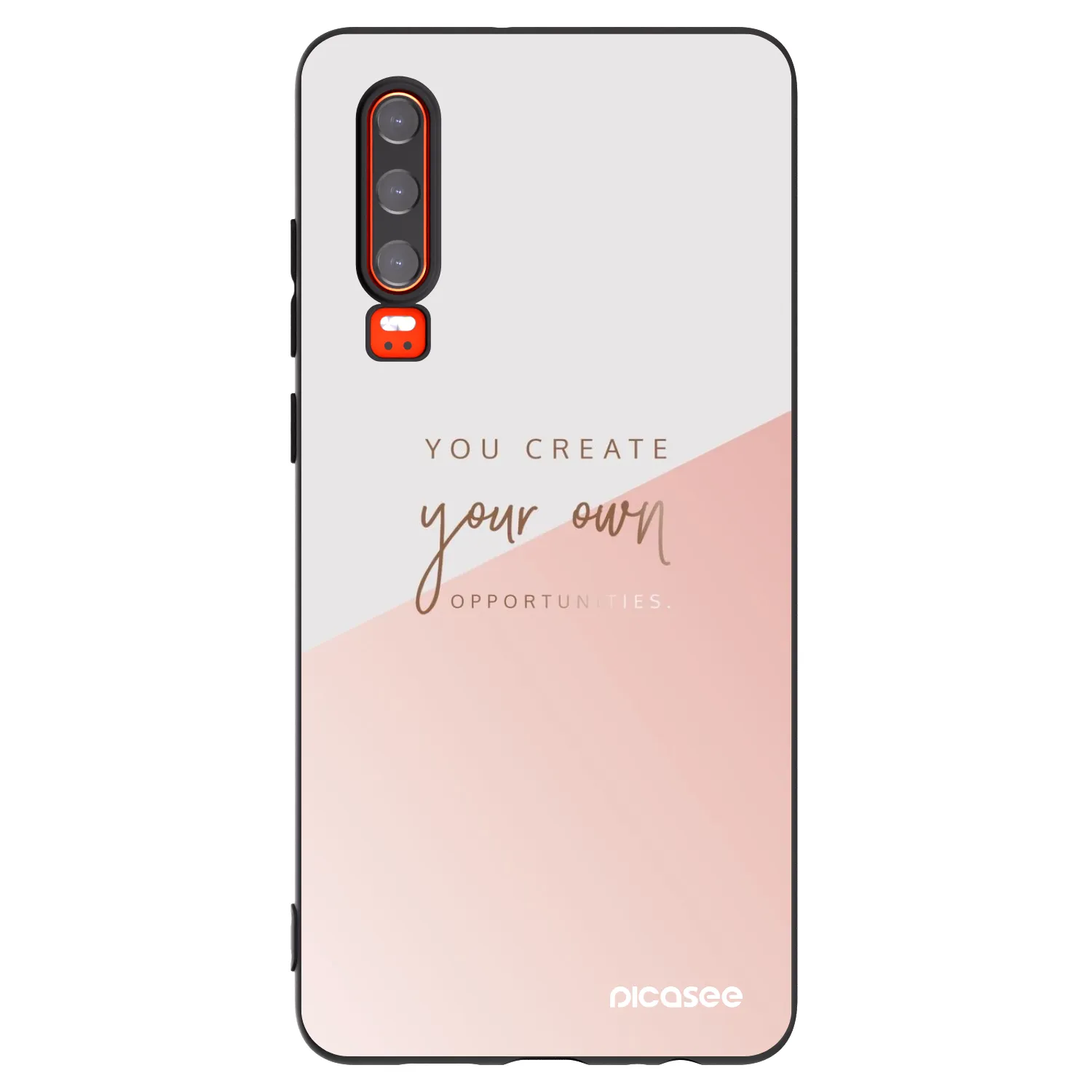 Picasee silikonový černý obal pro Huawei P30 - Vytvoř si svou vlastní příležitost