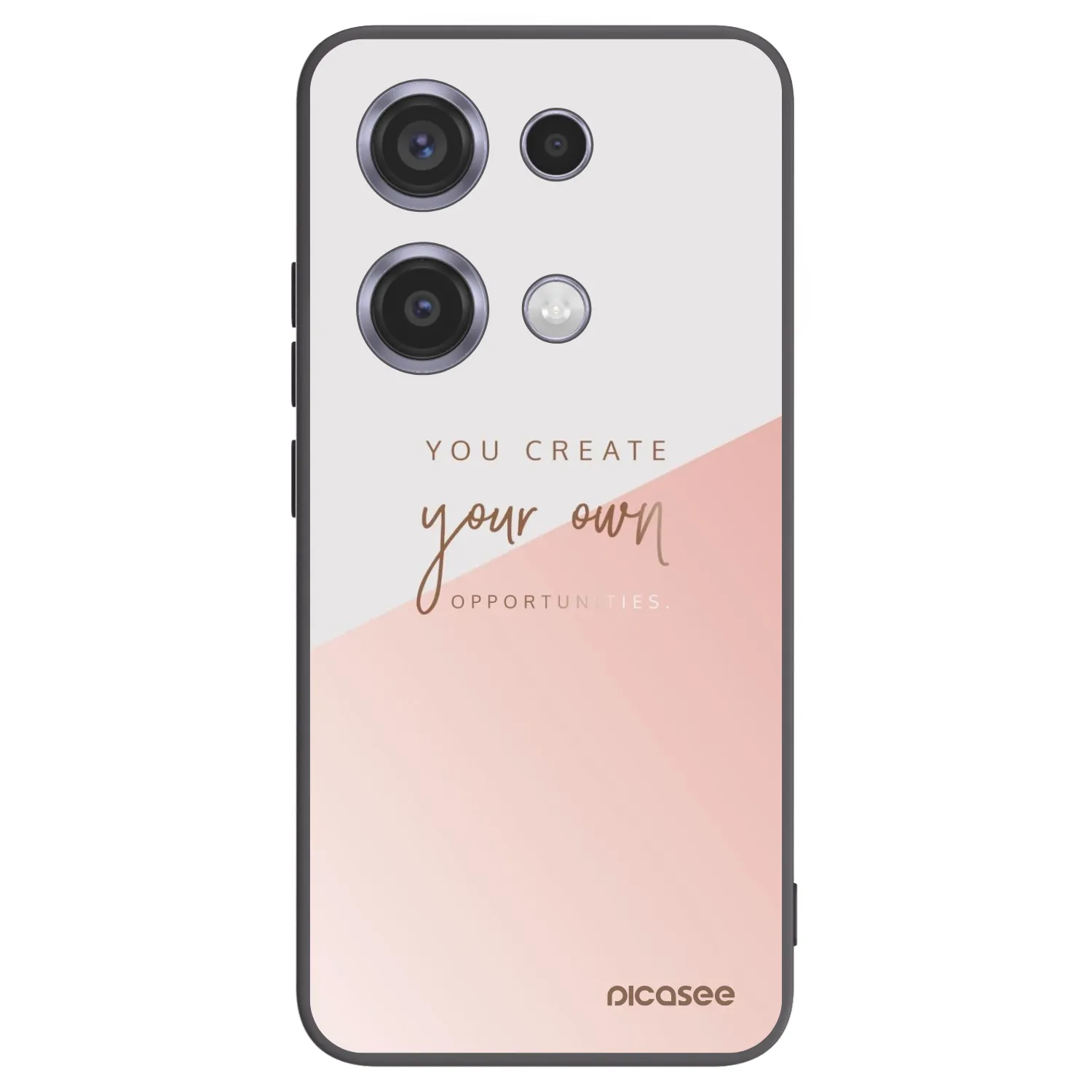 Picasee silikonový černý obal pro Xiaomi Redmi Note 14S - You create your own opportunities