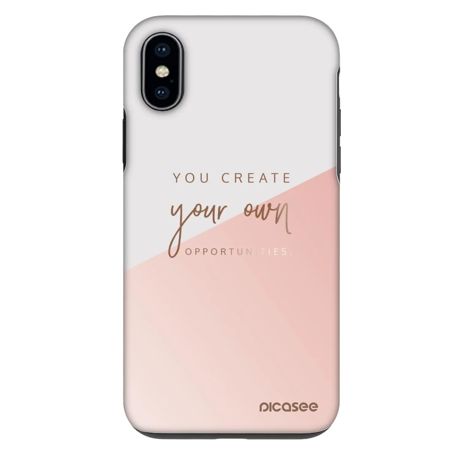Picasee Fashion Case pro Apple iPhone X/XS - Vytvoř si svou vlastní příležitost