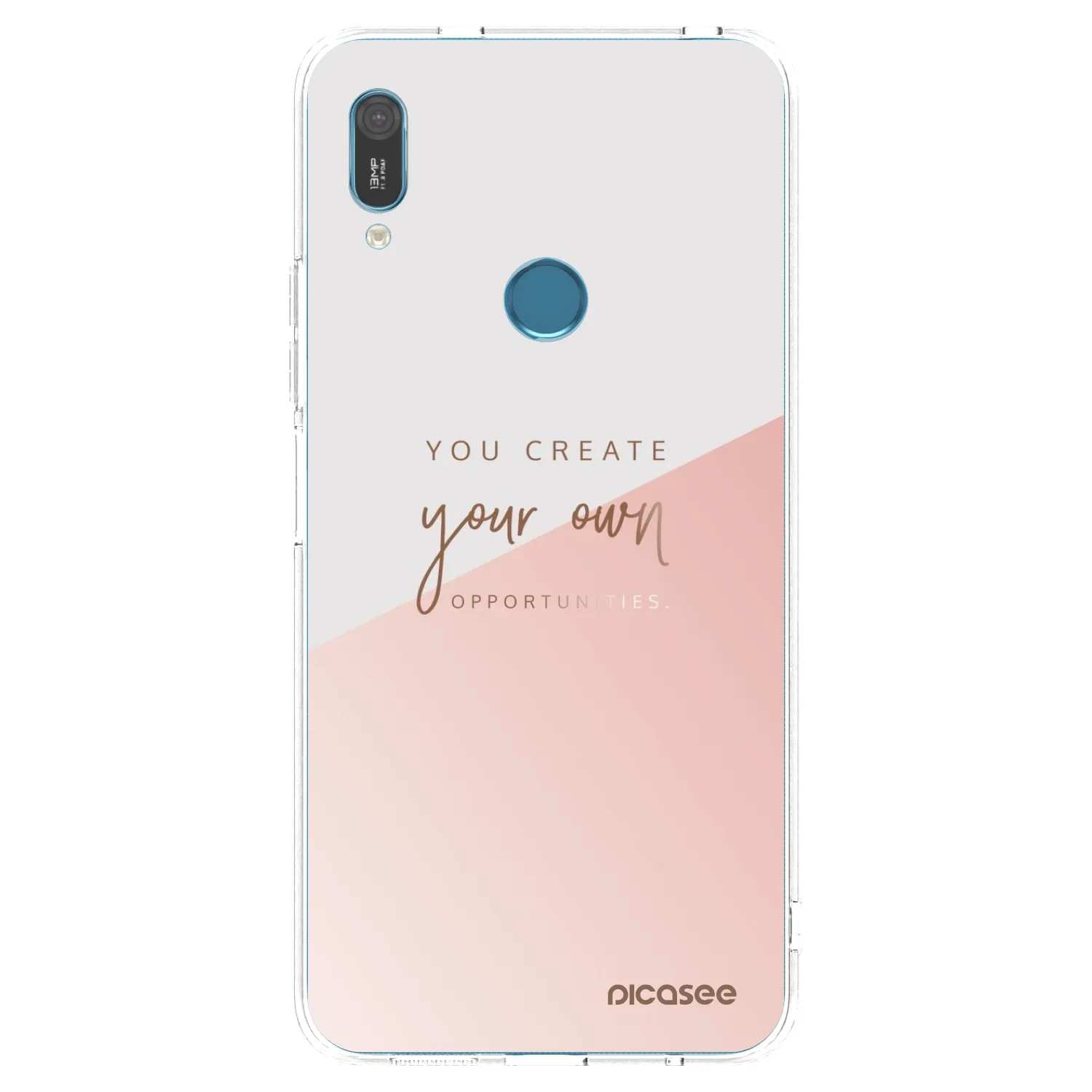 Picasee silikonový průhledný obal pro Huawei Y6 2019 - Vytvoř si svou vlastní příležitost