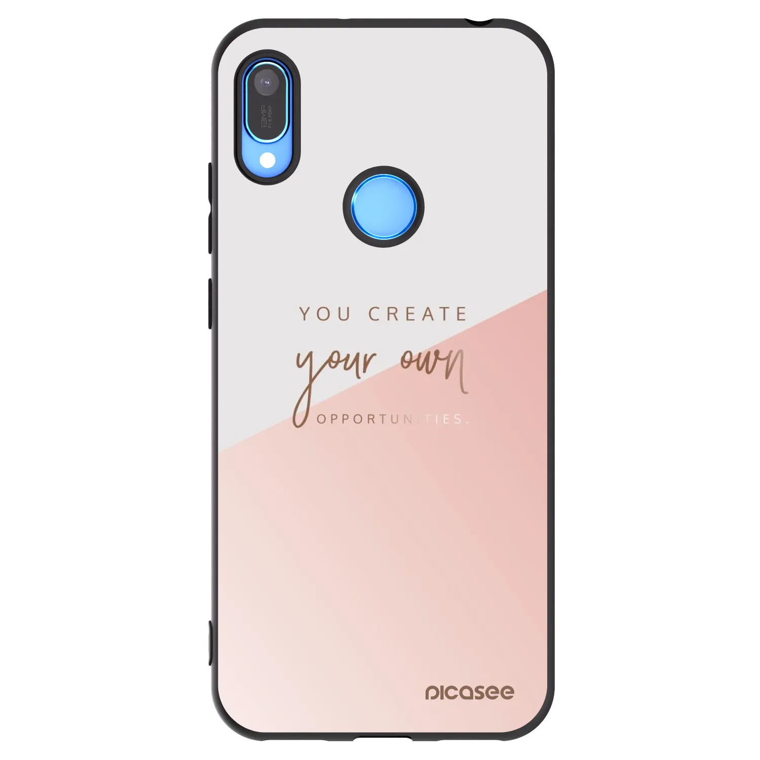 Picasee silikonový černý obal pro Huawei Y6 2019 - Vytvoř si svou vlastní příležitost