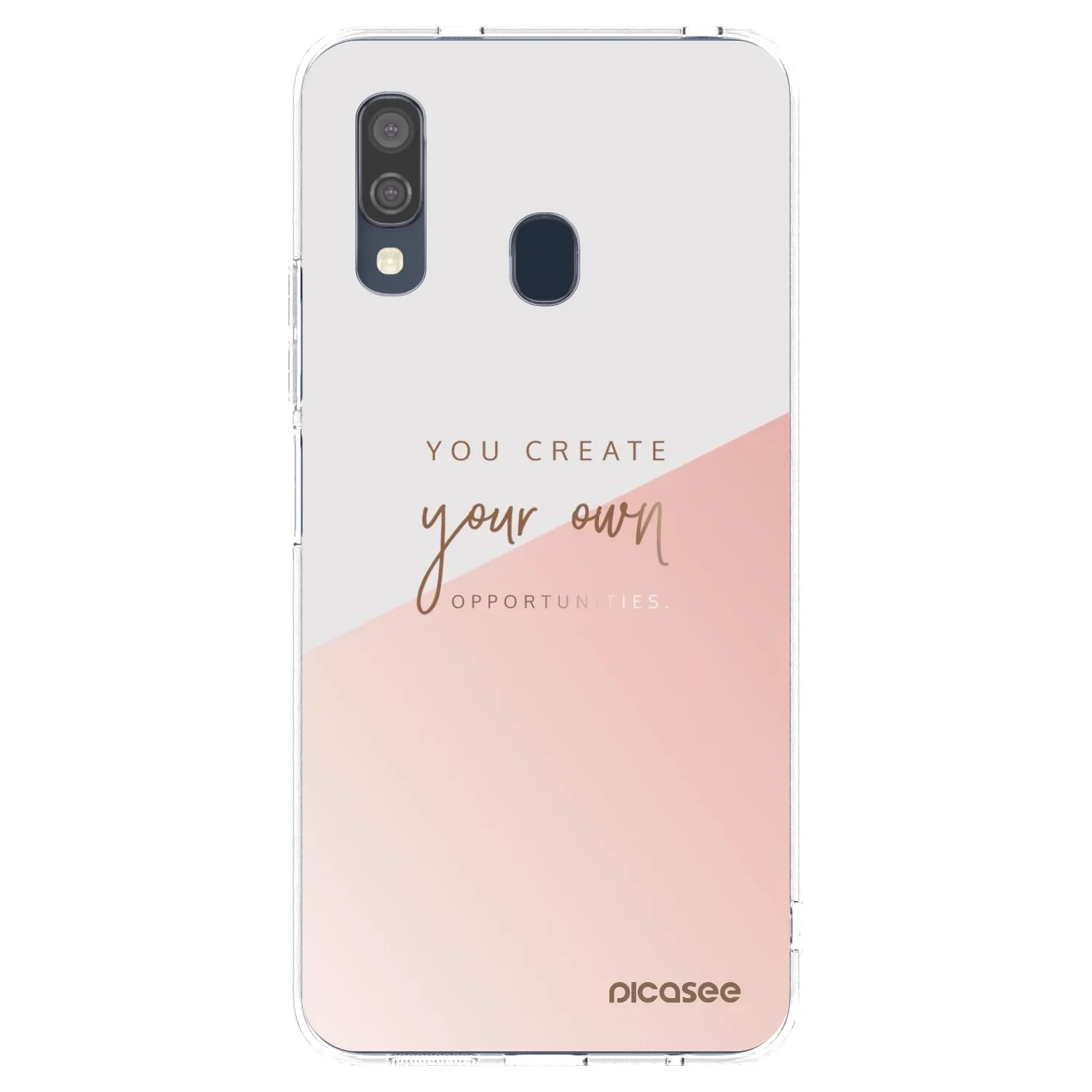 Picasee silikonový průhledný obal pro Samsung Galaxy A40 A405F - Vytvoř si svou vlastní příležitost