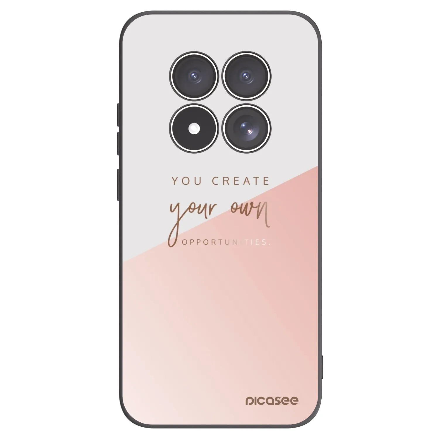 Picasee silikonový černý obal pro Xiaomi Redmi Note 15 Pro 4G - Vytvoř si svou vlastní příležitost