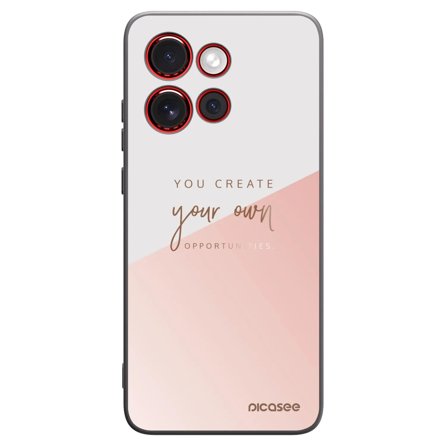 Picasee silikonový černý obal pro Motorola Edge 60 Neo 5G - You create your own opportunities