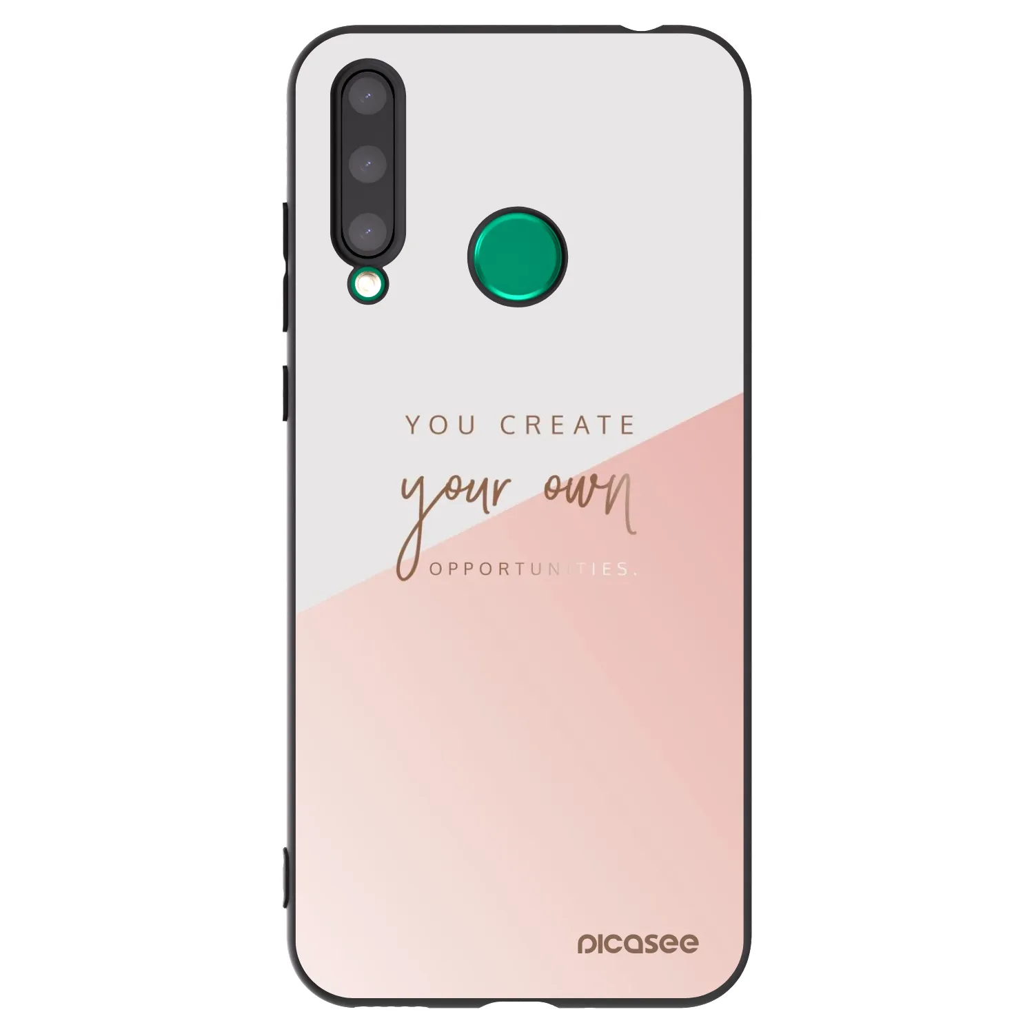 Picasee silikonový černý obal pro Honor 20 Lite - Vytvoř si svou vlastní příležitost