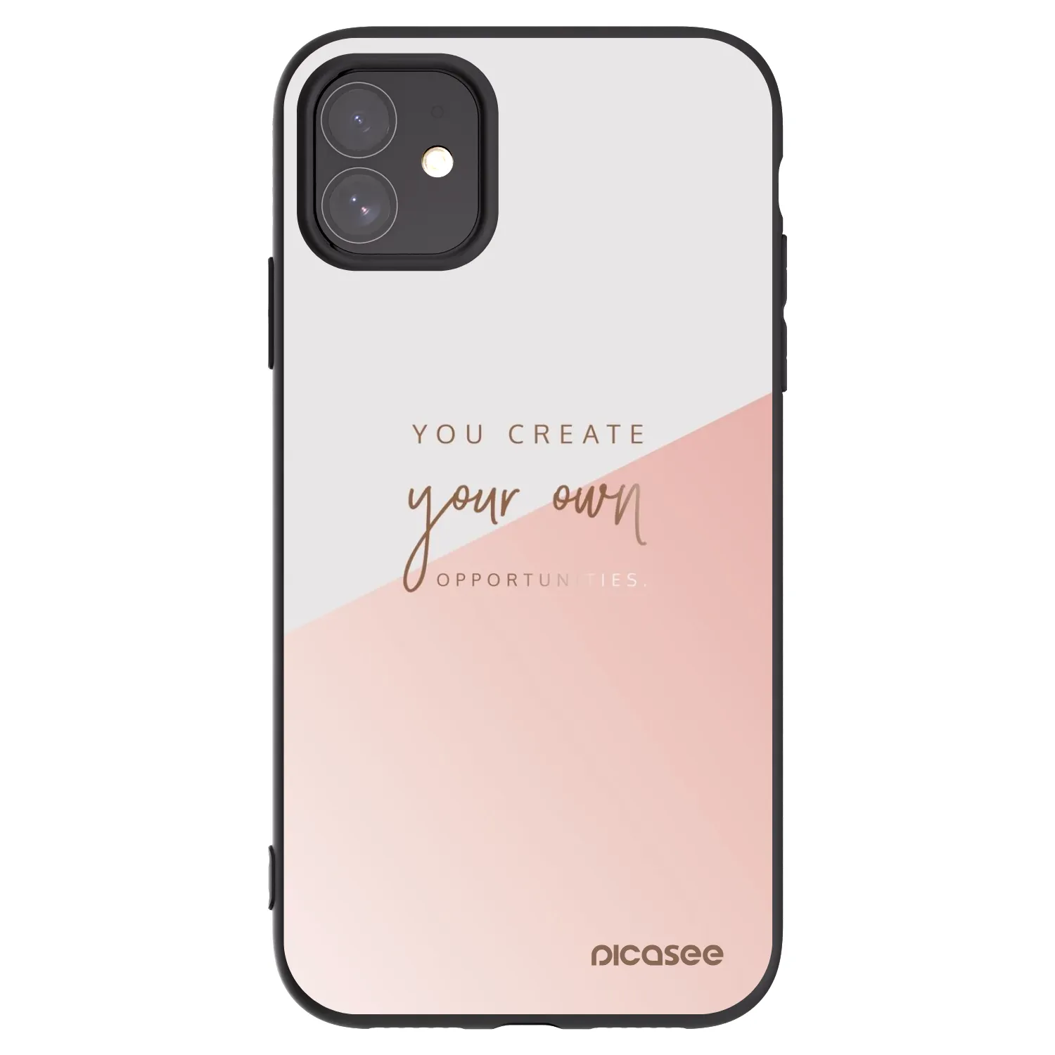 Picasee silikonový černý obal pro Apple iPhone 11 - Vytvoř si svou vlastní příležitost