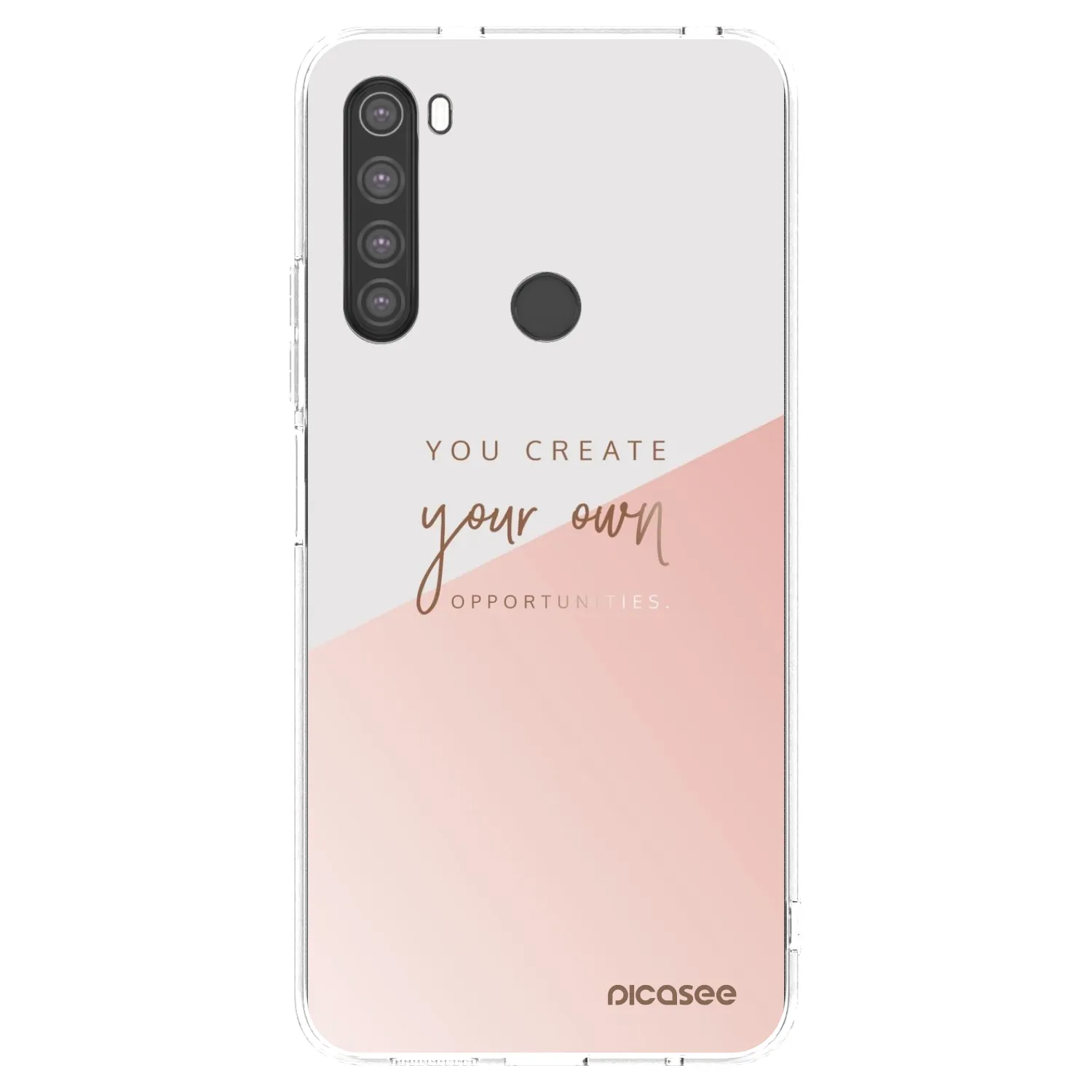 Picasee silikonový průhledný obal pro Xiaomi Redmi Note 8 - Vytvoř si svou vlastní příležitost