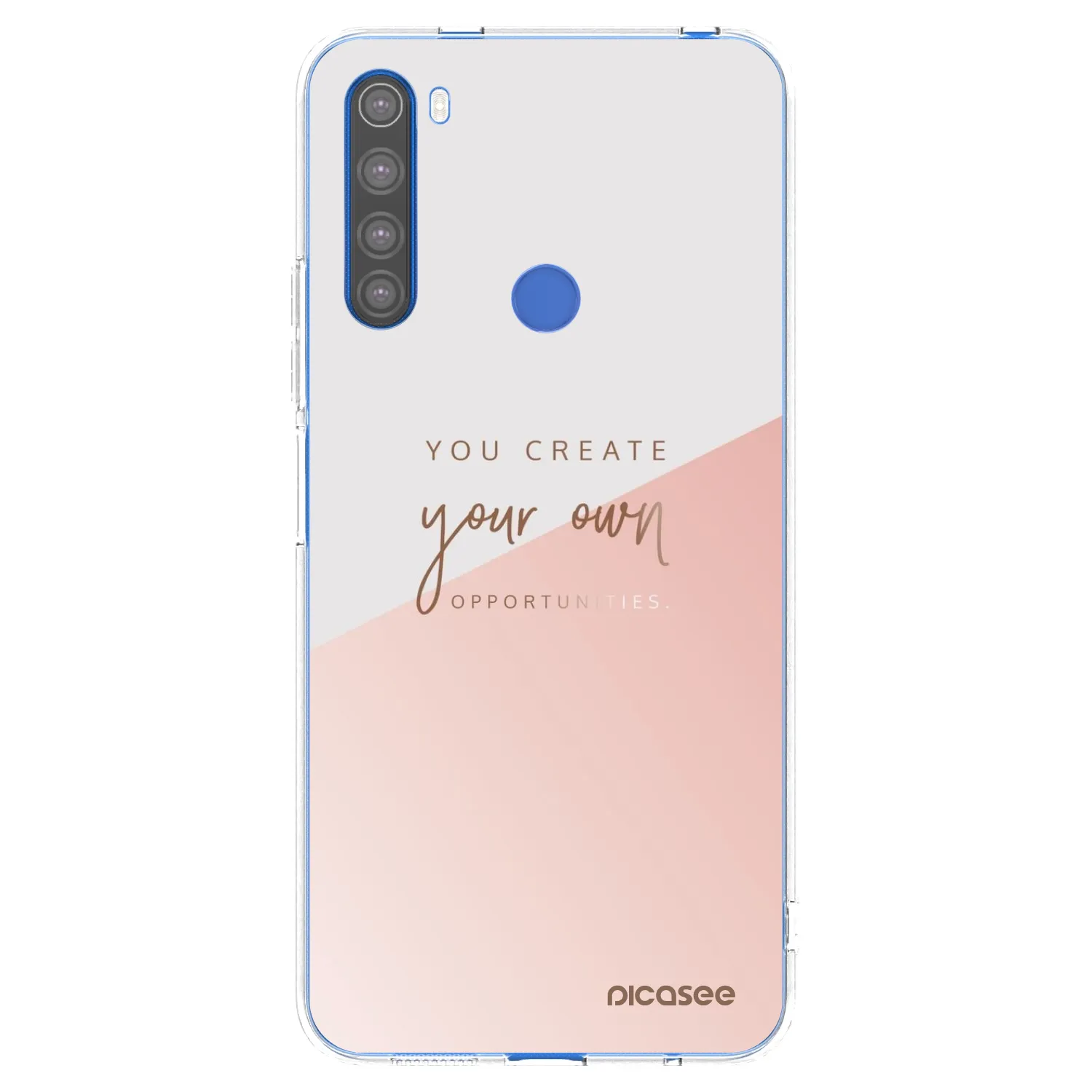 Picasee silikonový průhledný obal pro Xiaomi Redmi Note 8T - Vytvoř si svou vlastní příležitost
