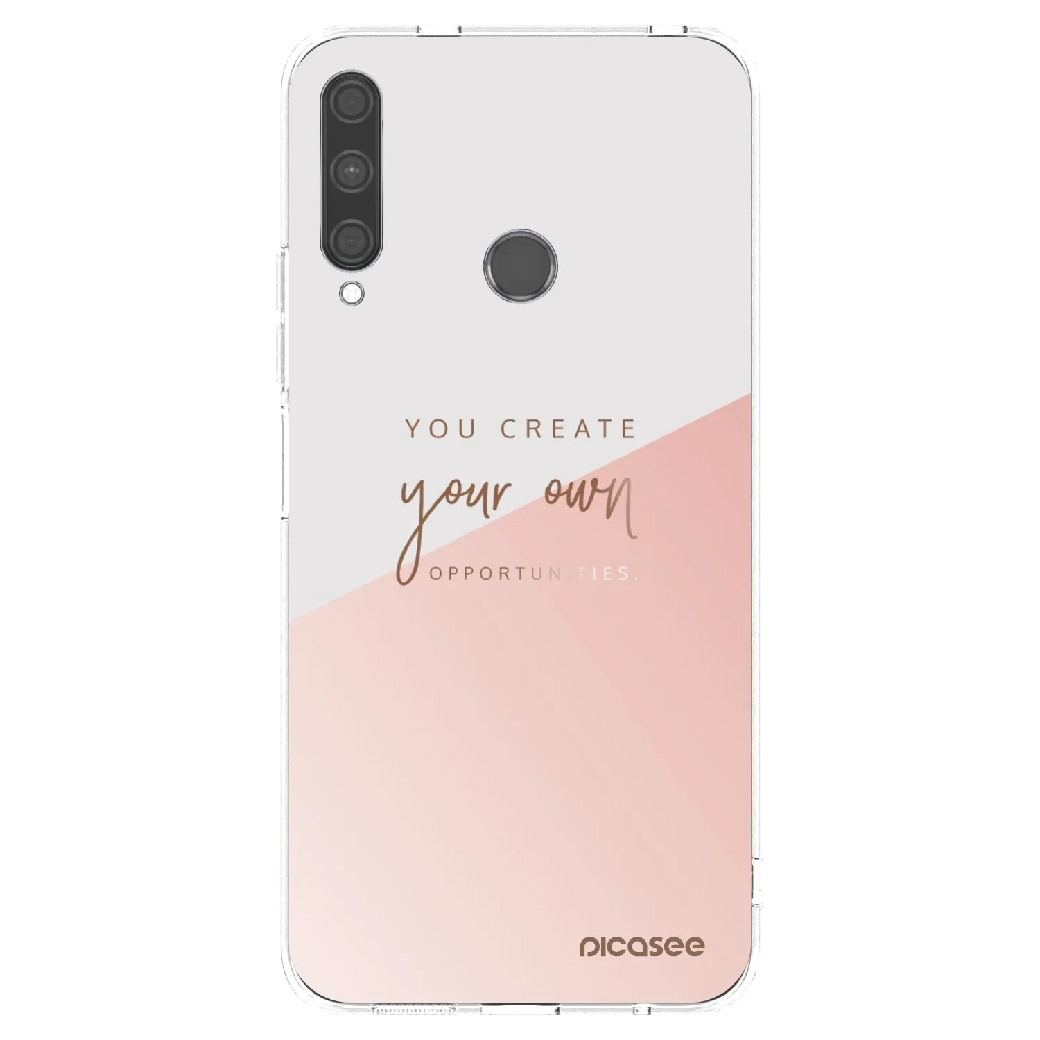 Picasee silikonový průhledný obal pro Huawei P40 Lite E - Vytvoř si svou vlastní příležitost